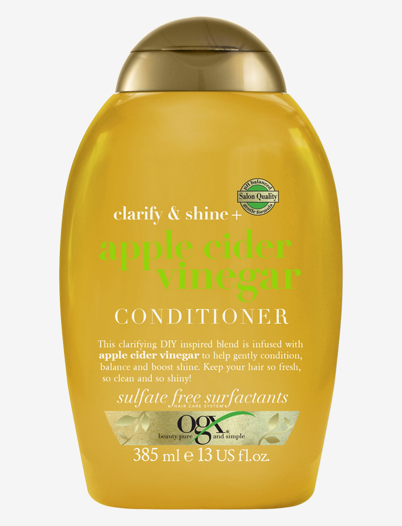 Ogx - Apple Cider Vinegar Conditioner 385 ml - clear - 0