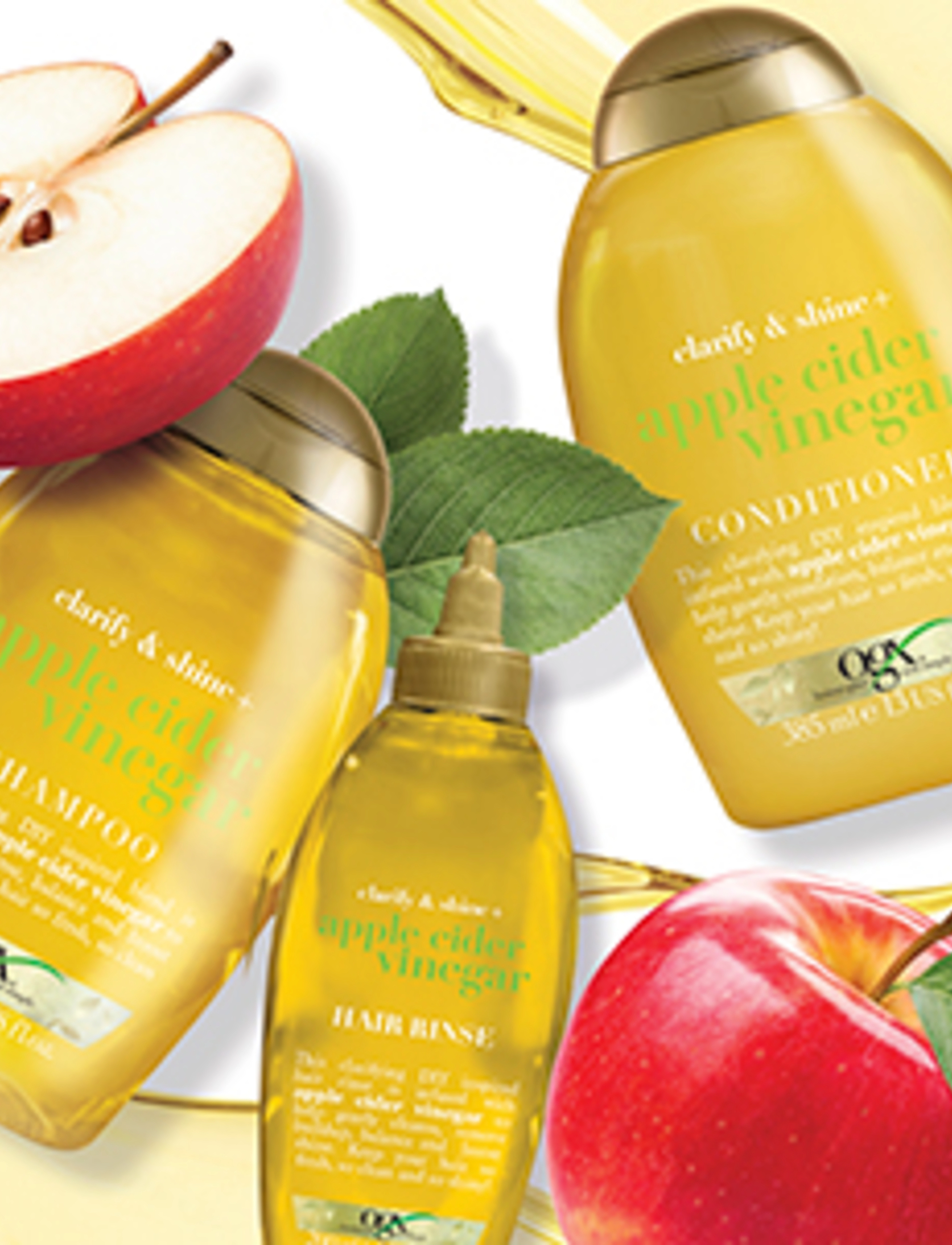 Ogx - Apple Cider Vinegar Conditioner 385 ml - clear - 5