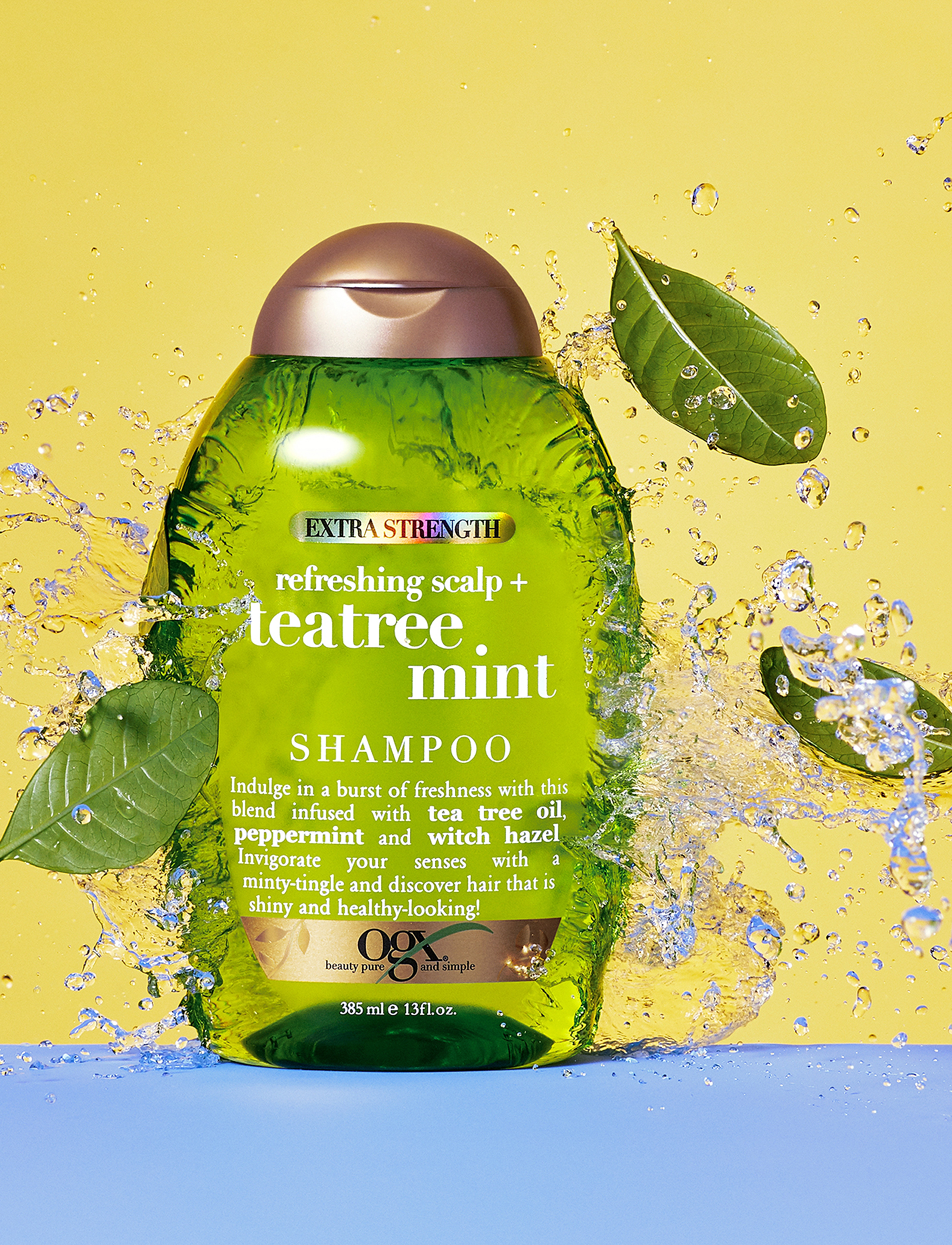 Ogx - Tea Tree Mint Extra Strength Shampoo 385 ml - clear - 5