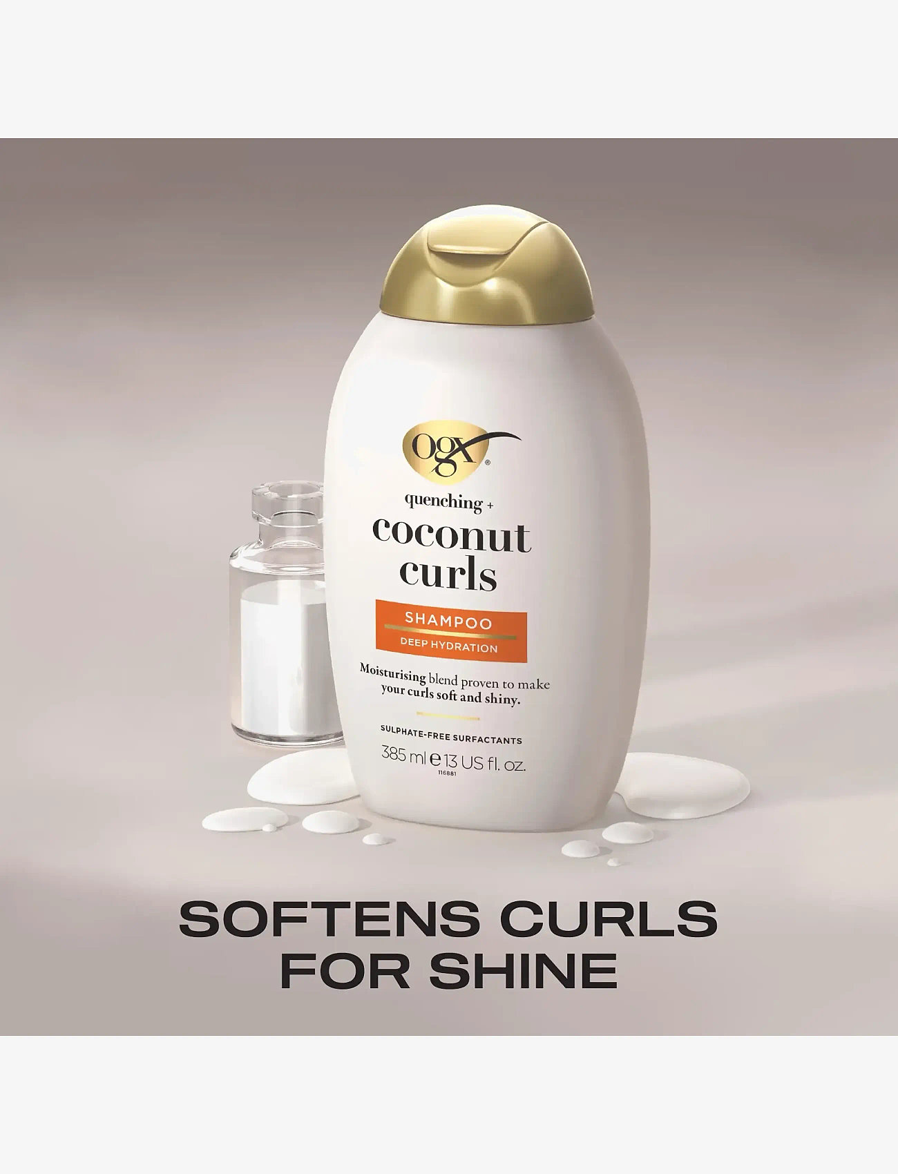 Ogx - Coconut Curls Shampoo 385 ml - shampoo - clear - 1
