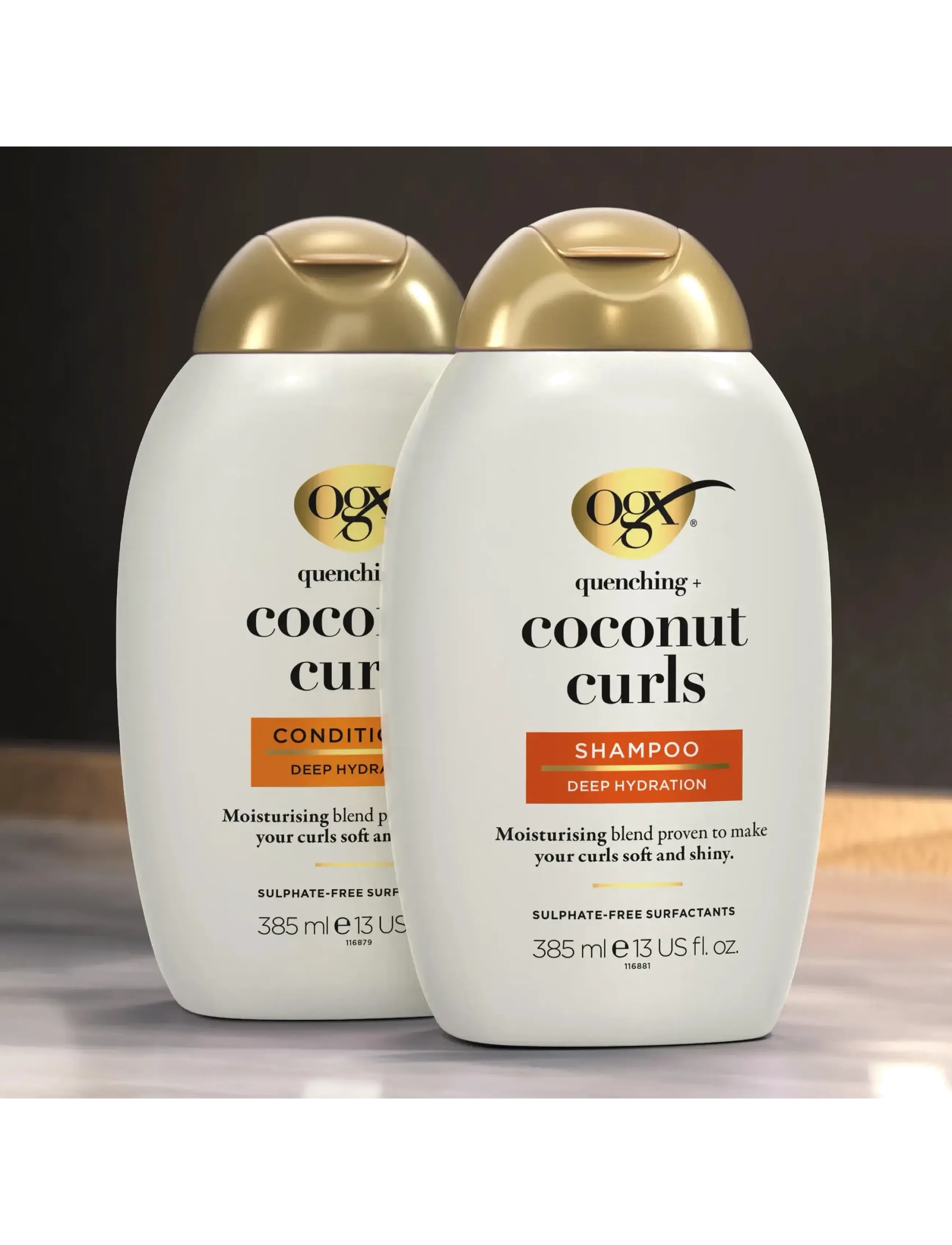 Ogx - Coconut Curls Shampoo 385 ml - alhaisimmat hinnat - clear - 2