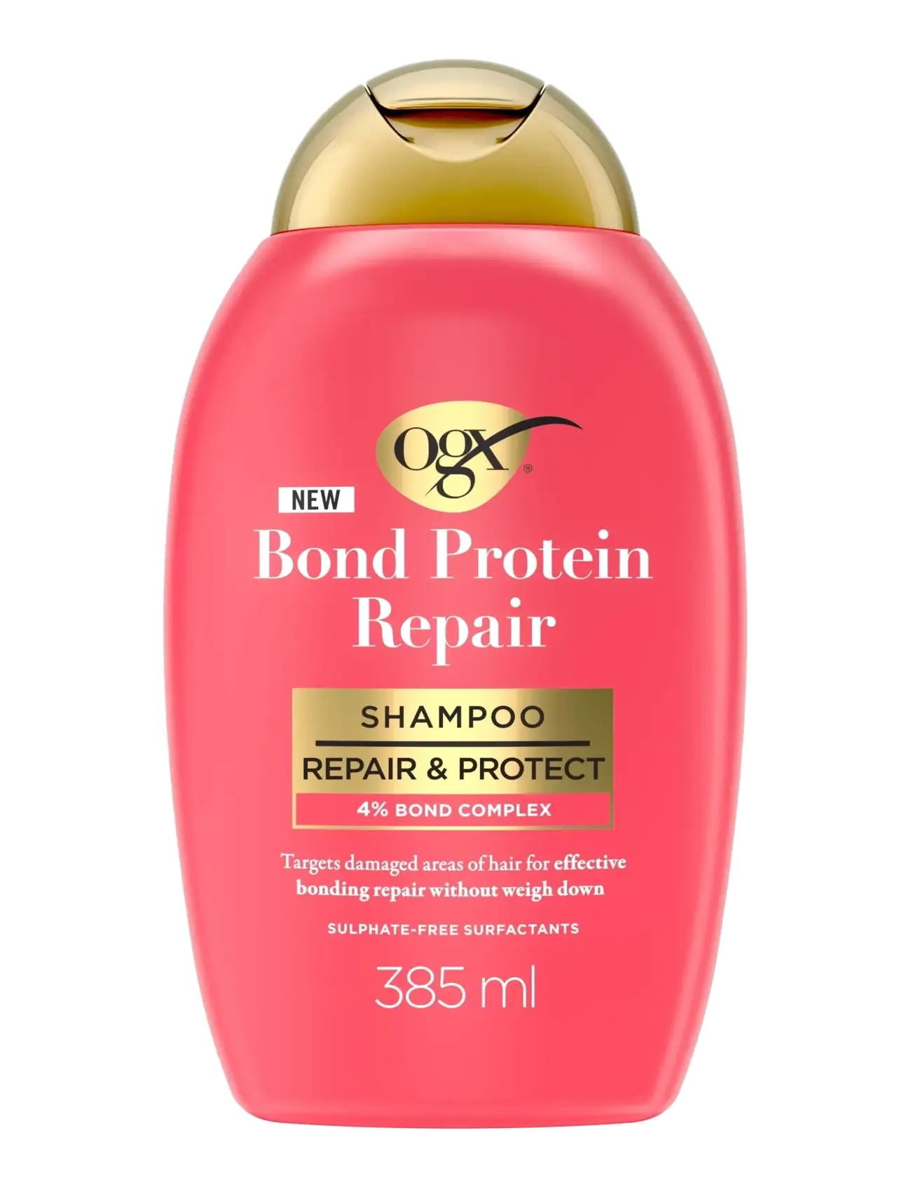 Ogx Bond Repair Shampoo 385 Ml, Shampoo, Pink, Str: 385 ML