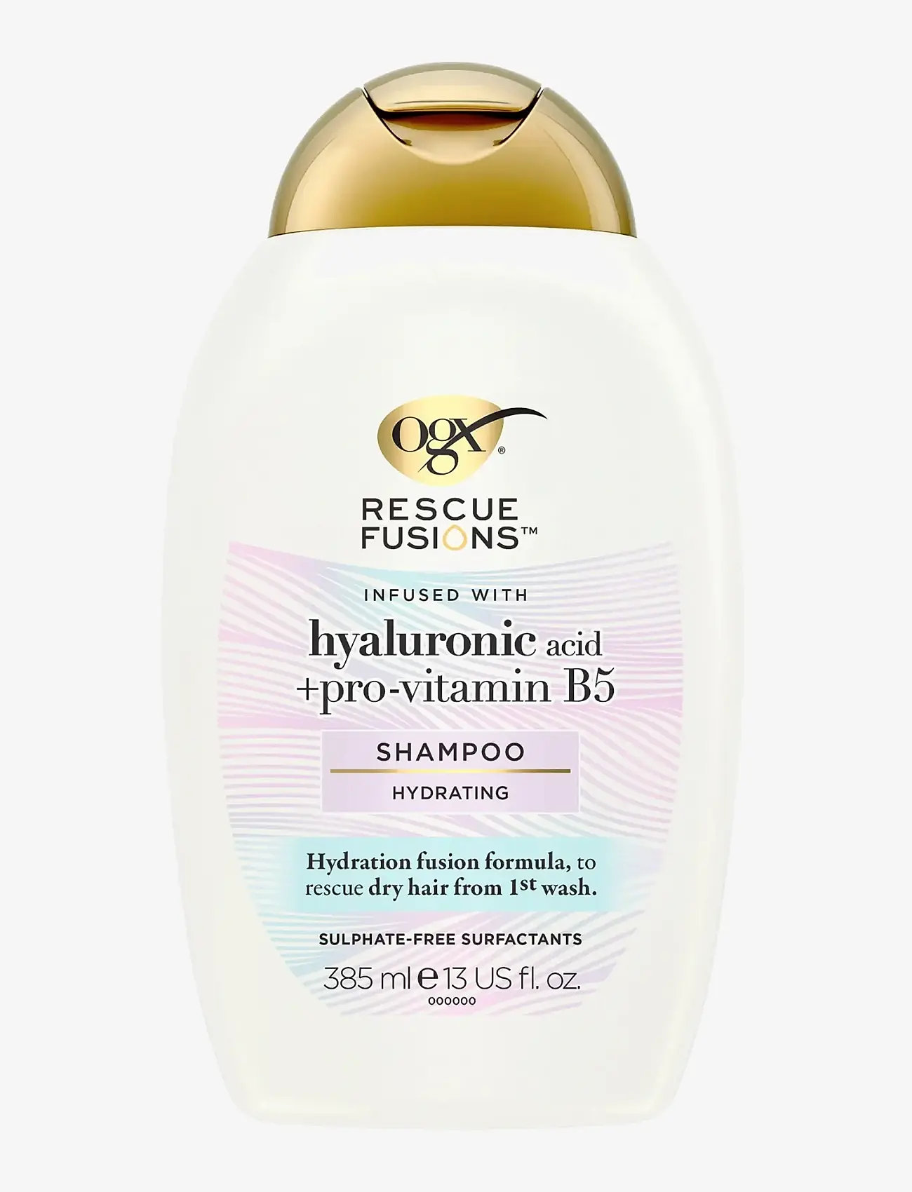 Ogx - Rescue Fusions Hyaluronic Acid Shampoo 385 ml - hårpleje - clear - 1