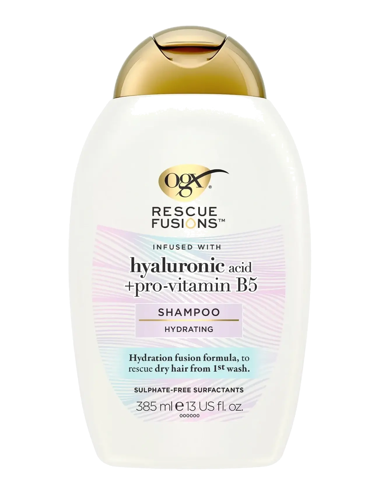 Ogx Rescue Fusions Hyaluronic Acid Shampoo 385 ml - Kampagne - CLEAR / undefined