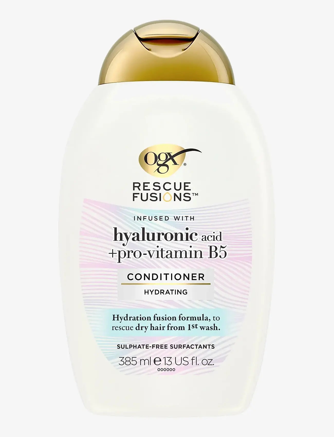 Ogx - Rescue Fusions Hyaluronic Acid Conditioner 385 ml - hårpleje - clear - 1