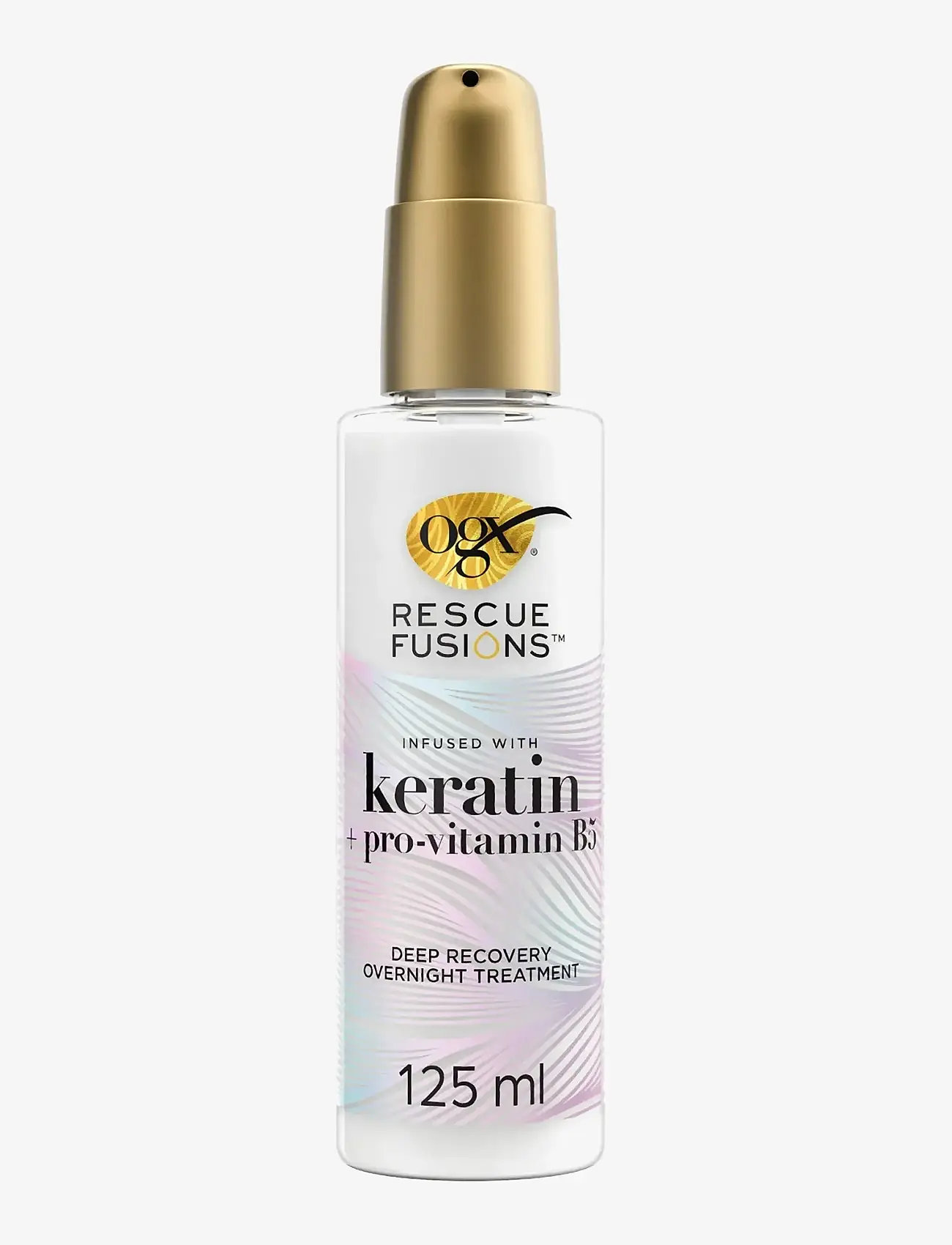 Ogx - Rescue Fusions Deep Recovery Overnight Treatment 125 ml - juuksehooldused - clear - 0