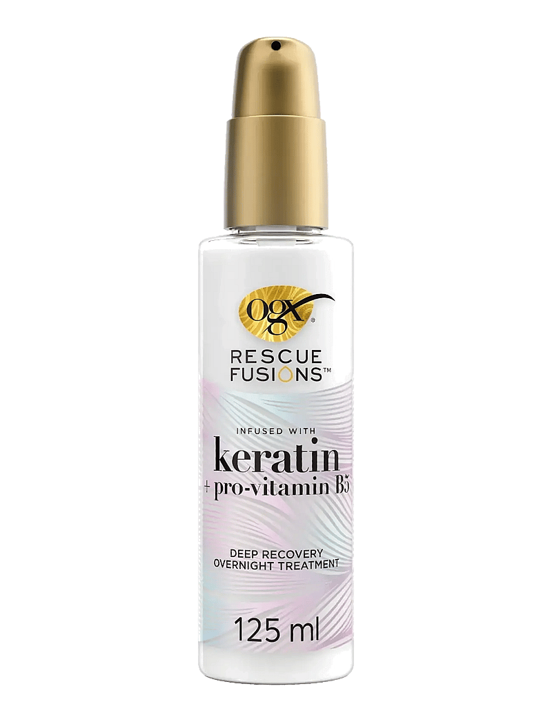 Ogx - Rescue Fusions Deep Recovery Overnight Treatment 125 ml - juuksehooldused - clear - 0