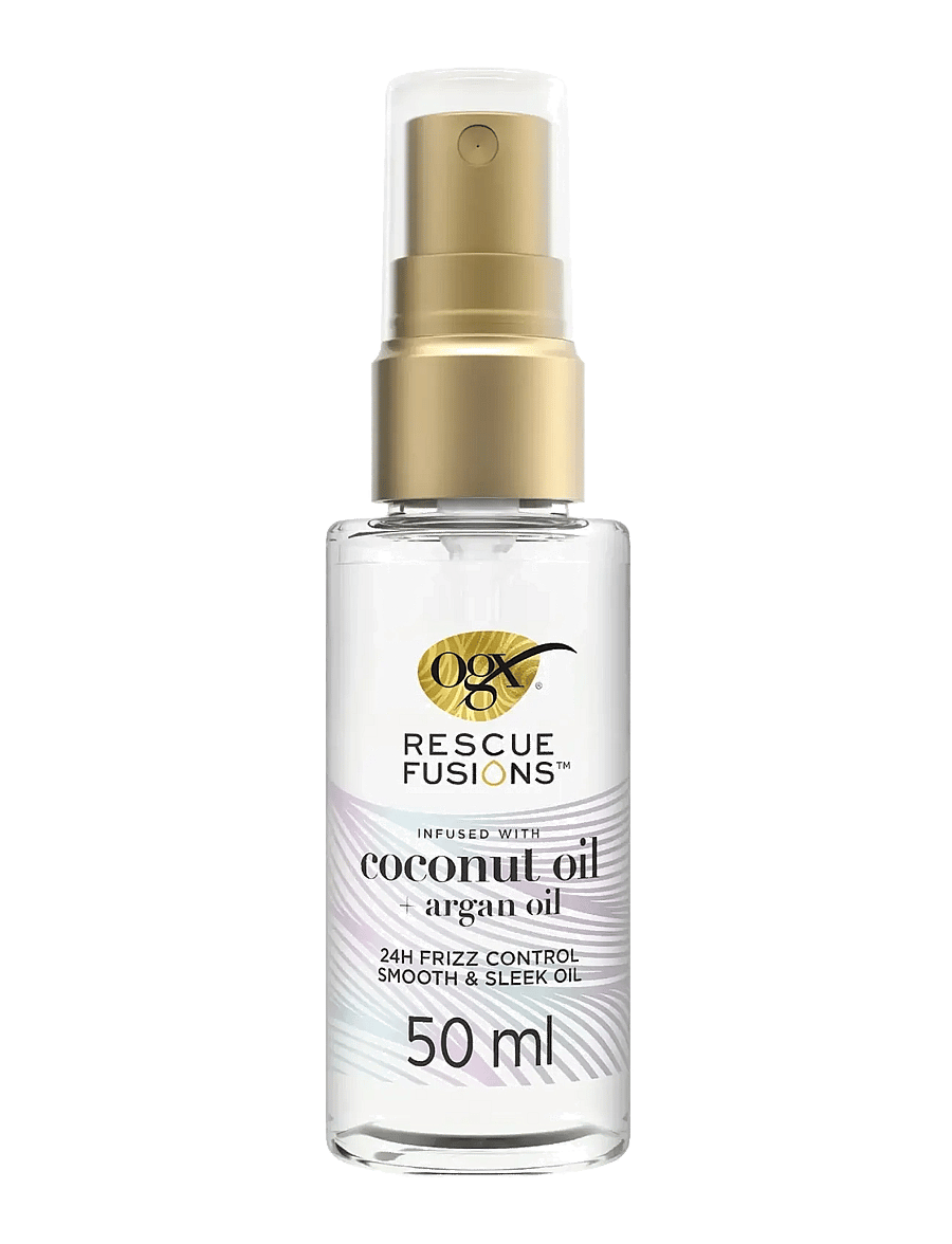 Ogx - Rescue Fusions 24hr Frizz Control Smooth and Sleek Oil 50 ml - juuksed - clear - 1