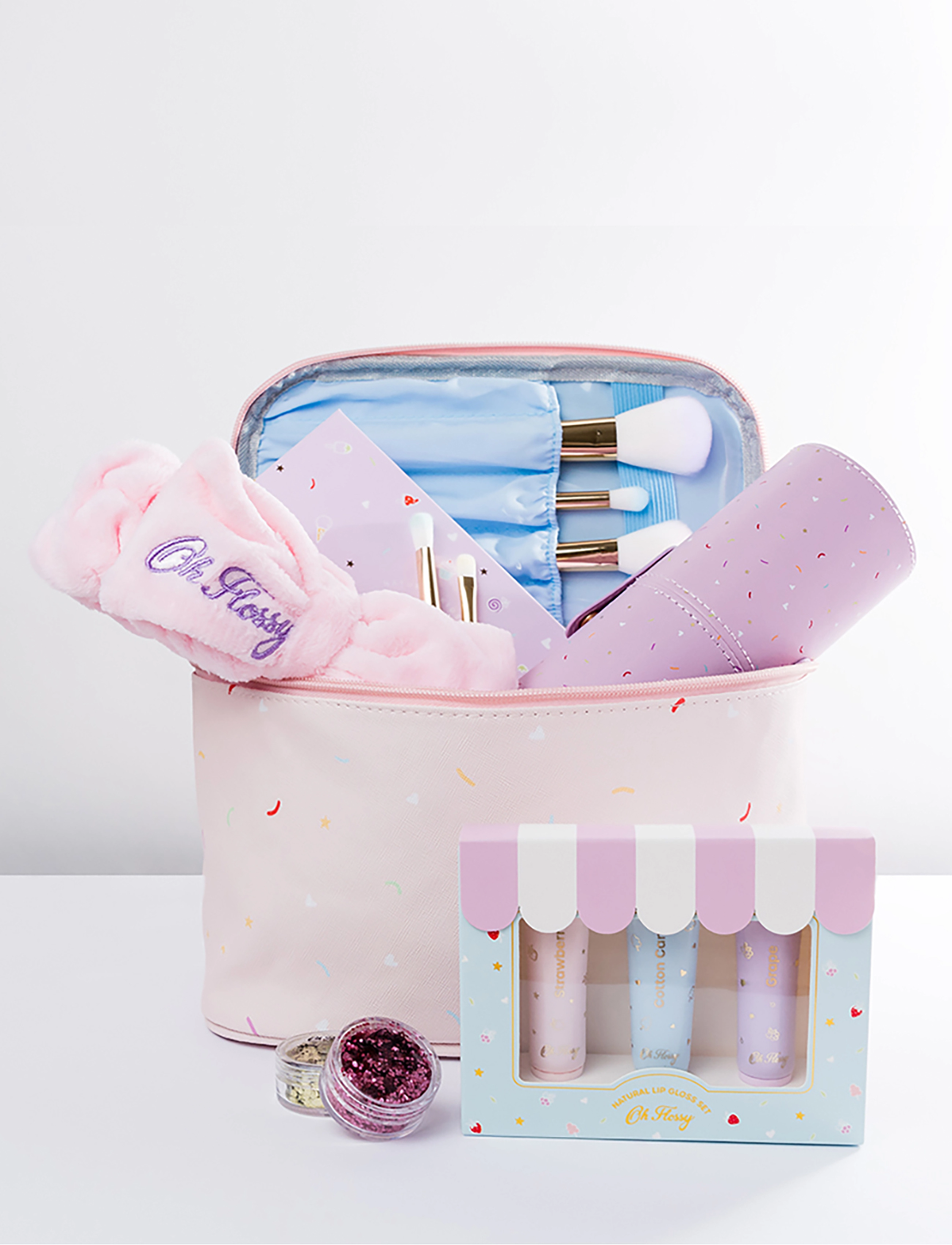 Oh Flossy Cosmetic Case, 1 PCS, Pink, Tasker > Toilettaske, Børn