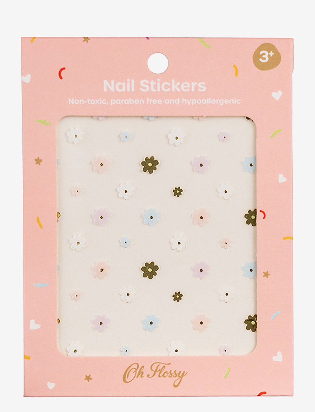 Oh Flossy - Nail Stickers 4-pack - smink - multi - 1