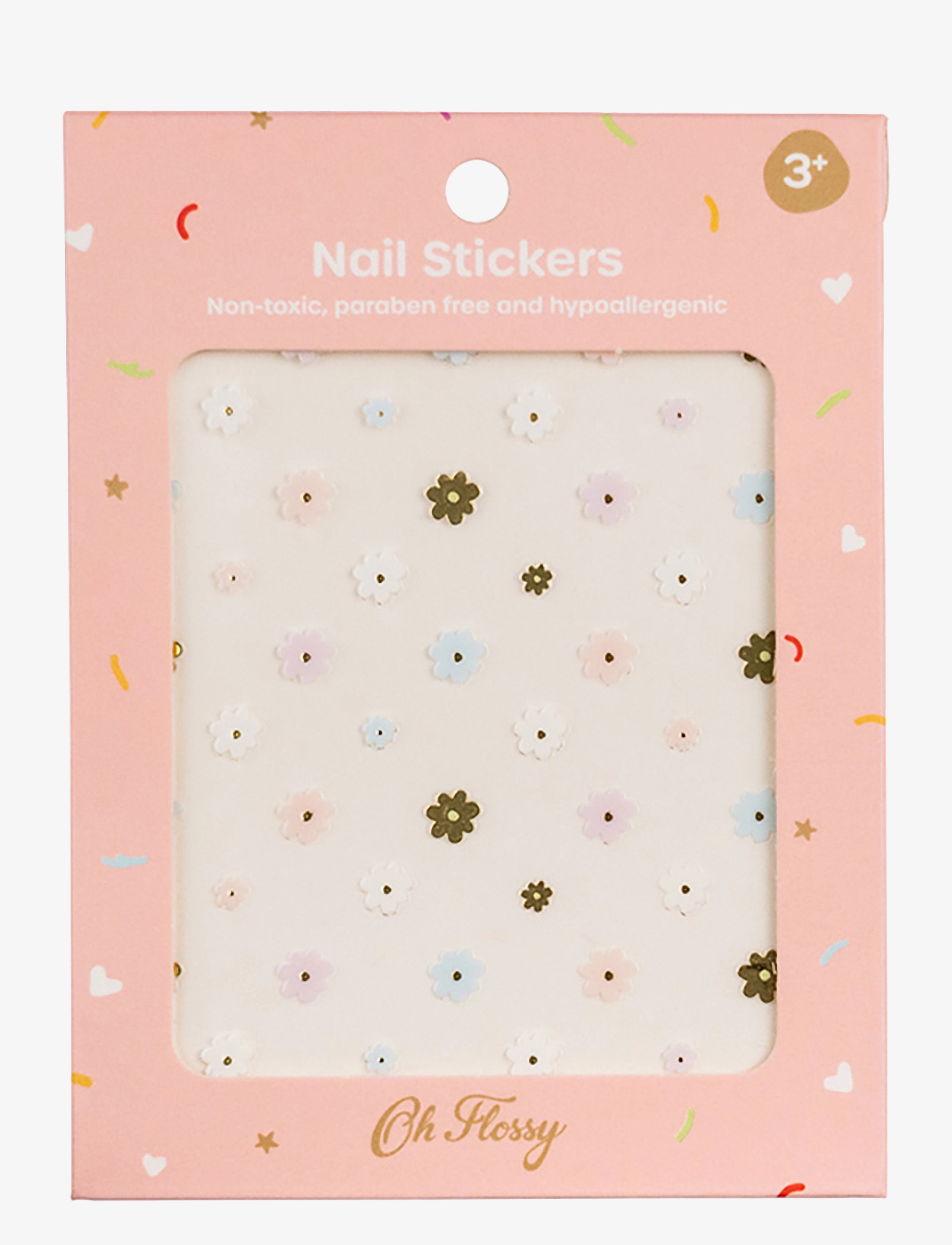 Oh Flossy - Nail Stickers 4-pack - smink - multi - 1