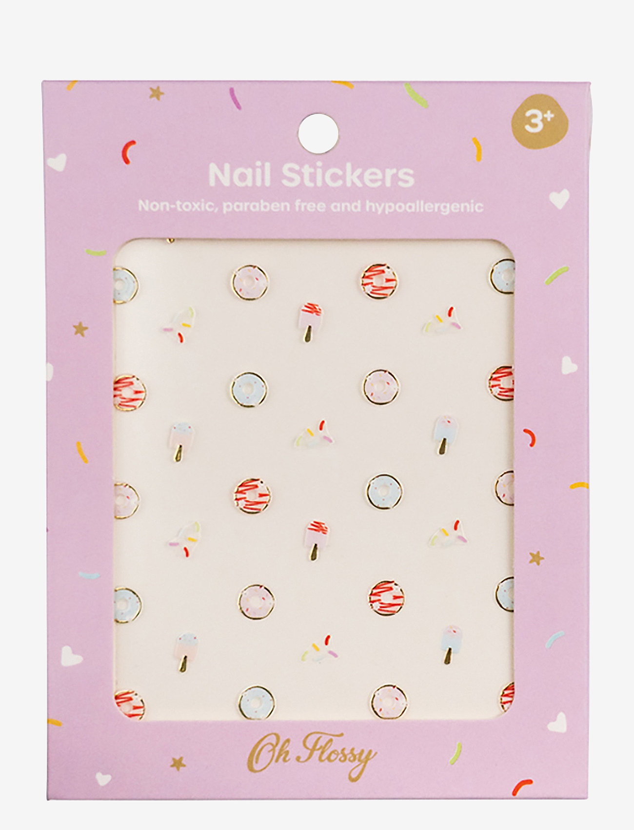 Oh Flossy - Nail Stickers 4-pack - smink - multi - 3