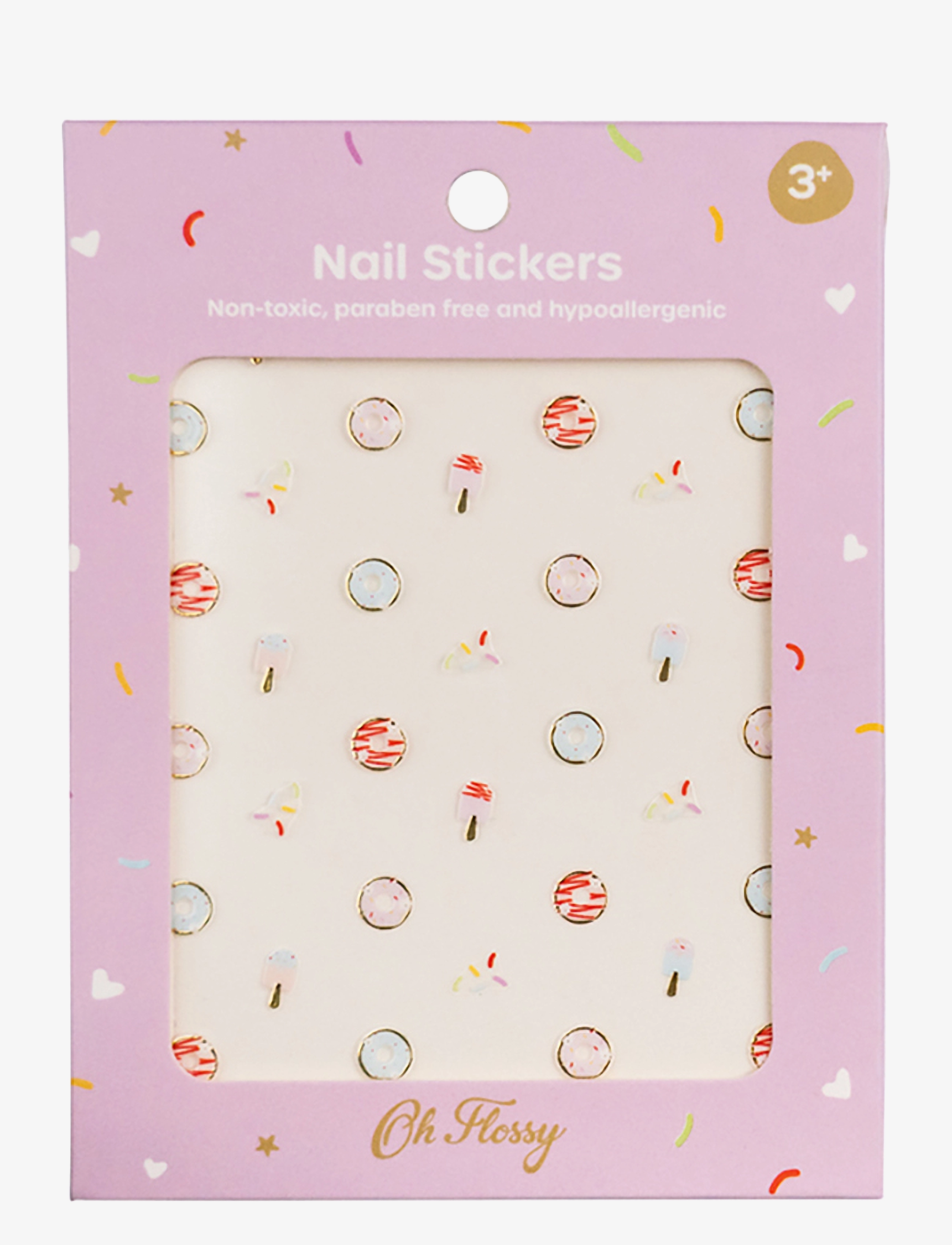 Oh Flossy - Nail Stickers 4-pack - smink - multi - 3