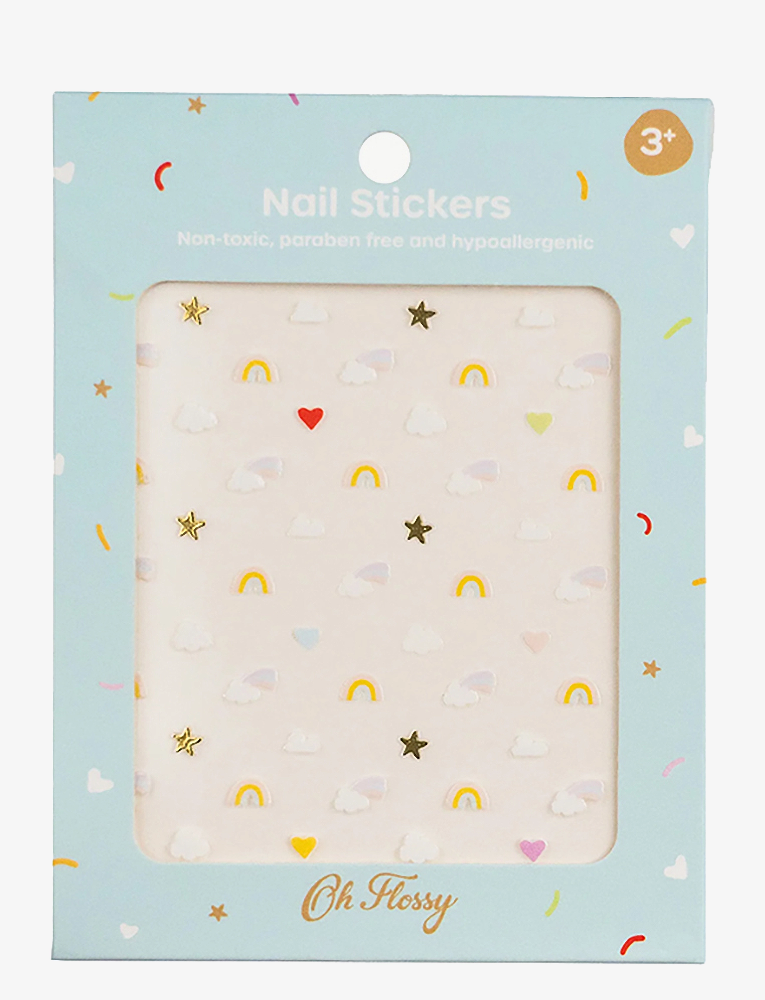 Oh Flossy - Nail Stickers 4-pack - smink - multi - 5
