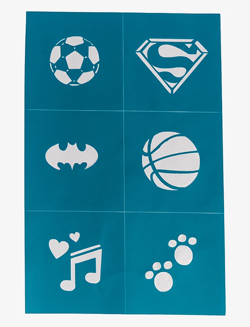 Oh Flossy - Reusable Adhesive Face Paint and Makeup Stencils - gesichtsschminke - blue - 1