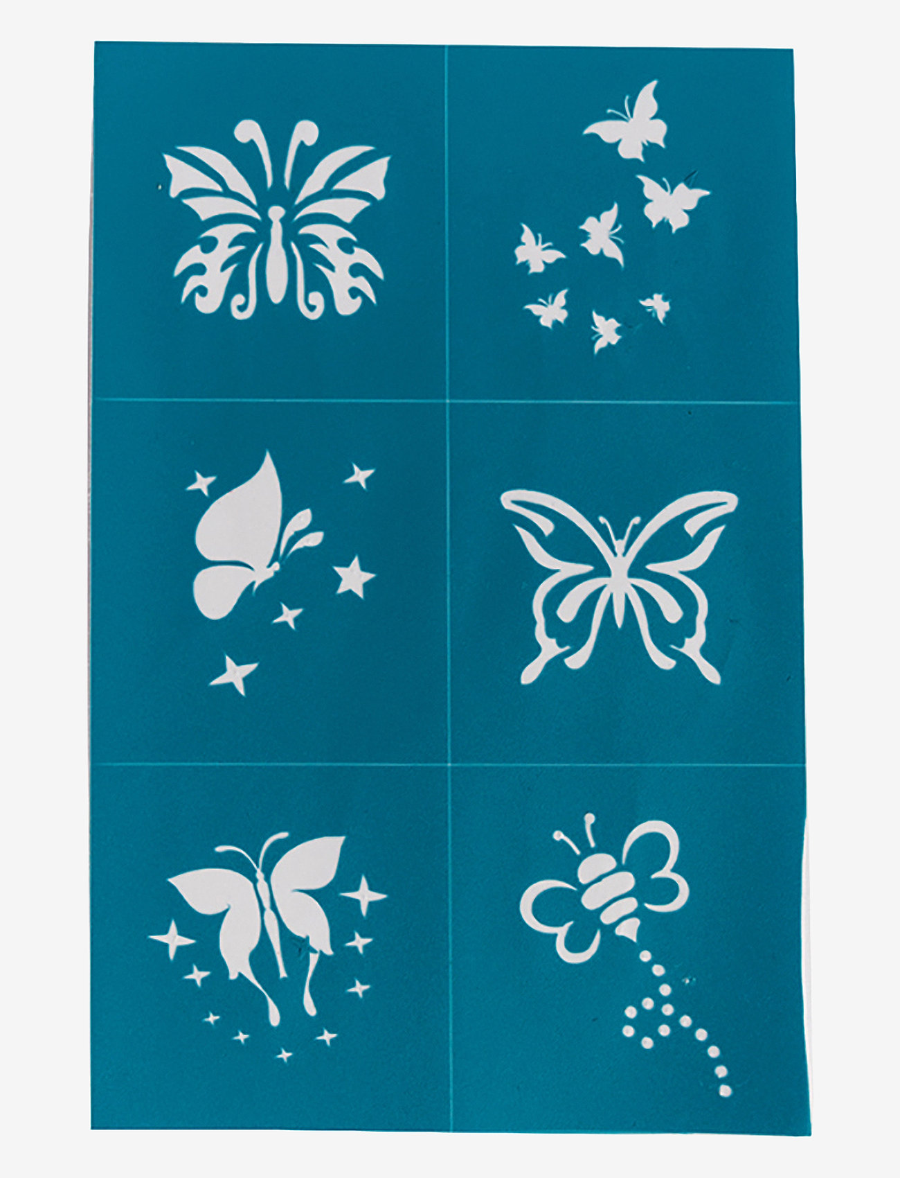 Oh Flossy - Reusable Adhesive Face Paint and Makeup Stencils - gesichtsschminke - blue - 2