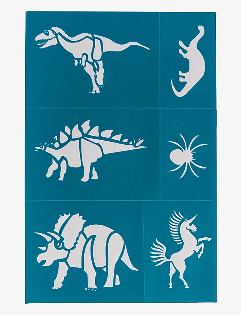 Oh Flossy - Reusable Adhesive Face Paint and Makeup Stencils - gesichtsschminke - blue - 5