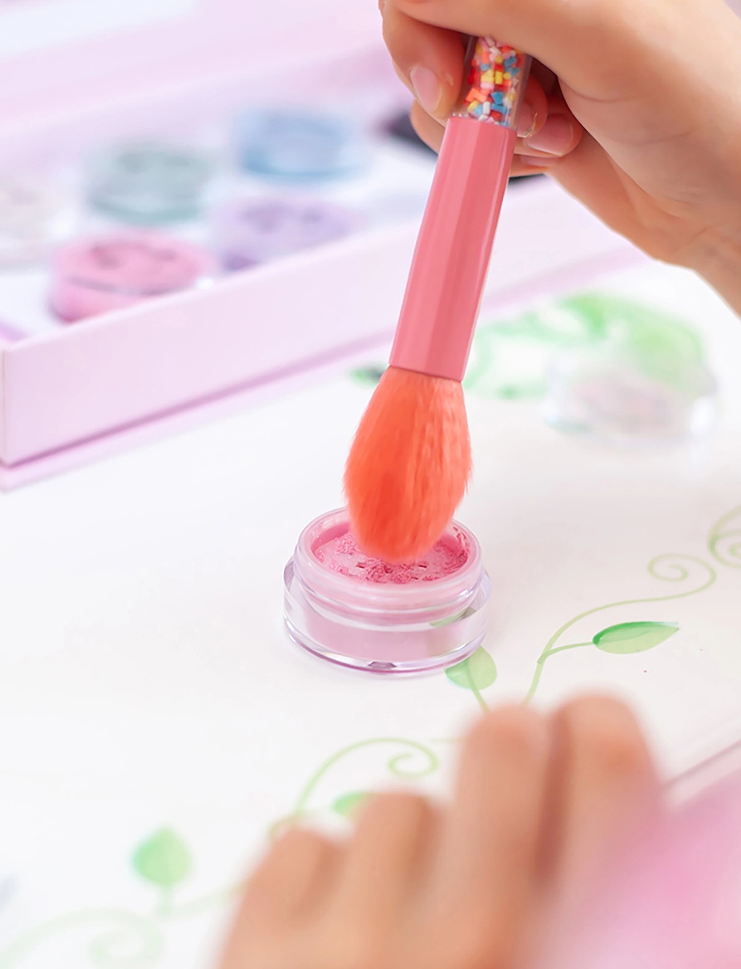 Oh Flossy Sprinkle Brush Set, Børn, Makeup, Multi/mønstret, Str: 5 PCS