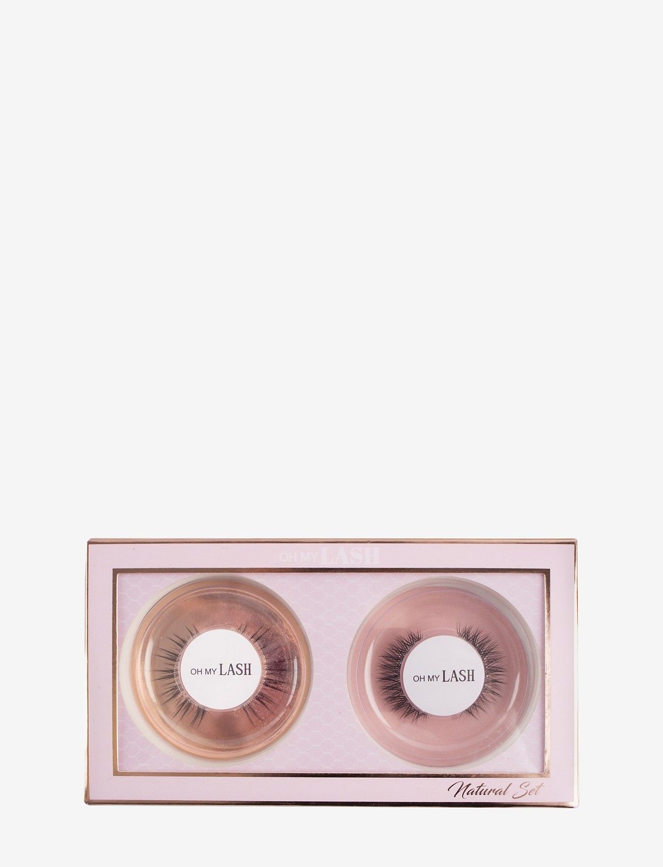 Oh My Lash - Oh My Lash Faux Mink Strip LASHES NATURAL SET - makeup - black - 0