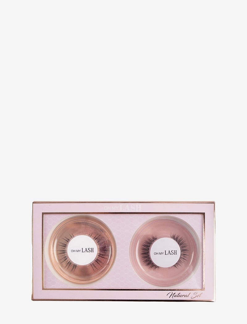 Oh My Lash - Oh My Lash Faux Mink Strip LASHES NATURAL SET - makeup - black - 0