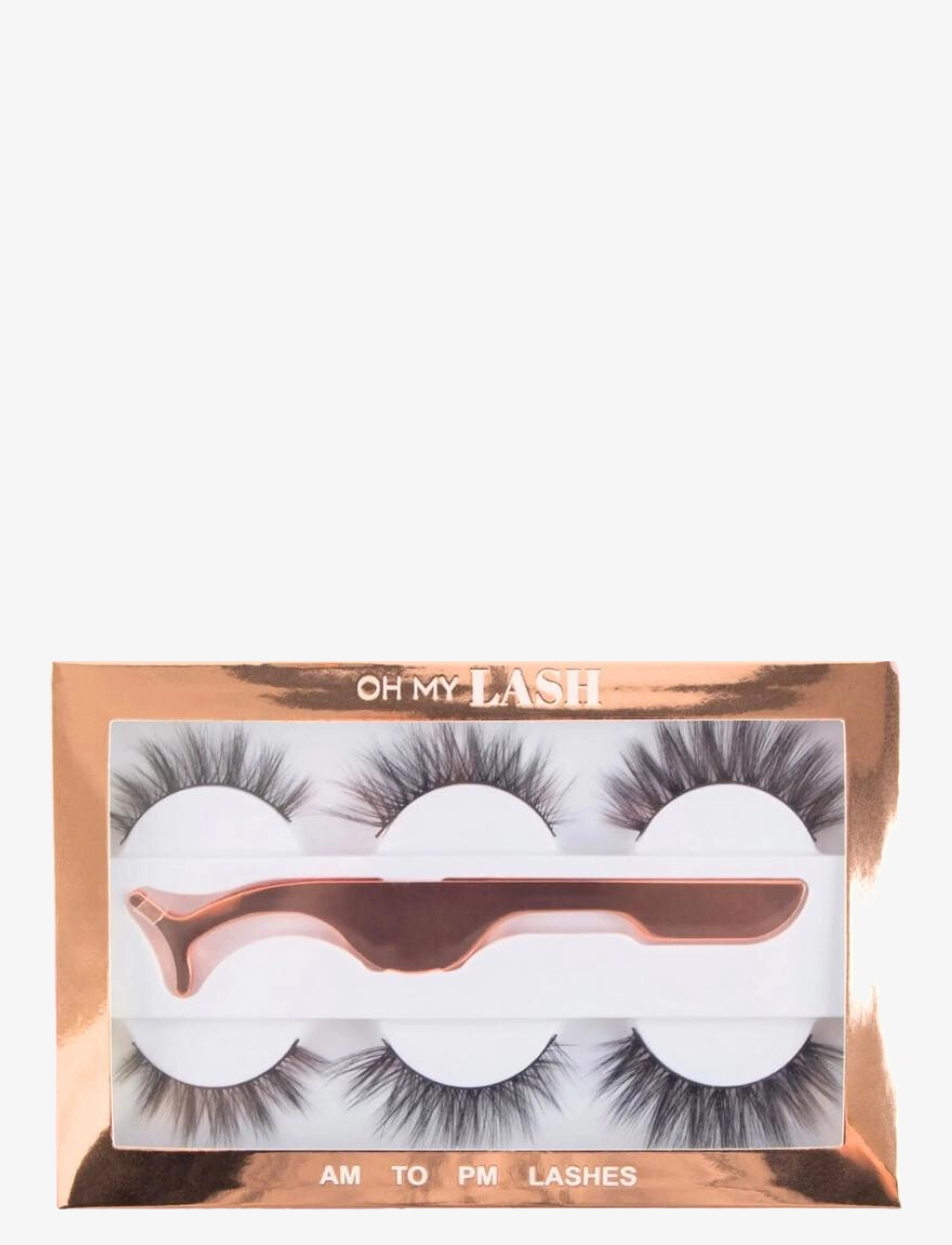 Oh My Lash Oh My Lash Faux Mink Strip Am To Pm Set, 6 pcs, Black, Øjne > Vipper, Dame