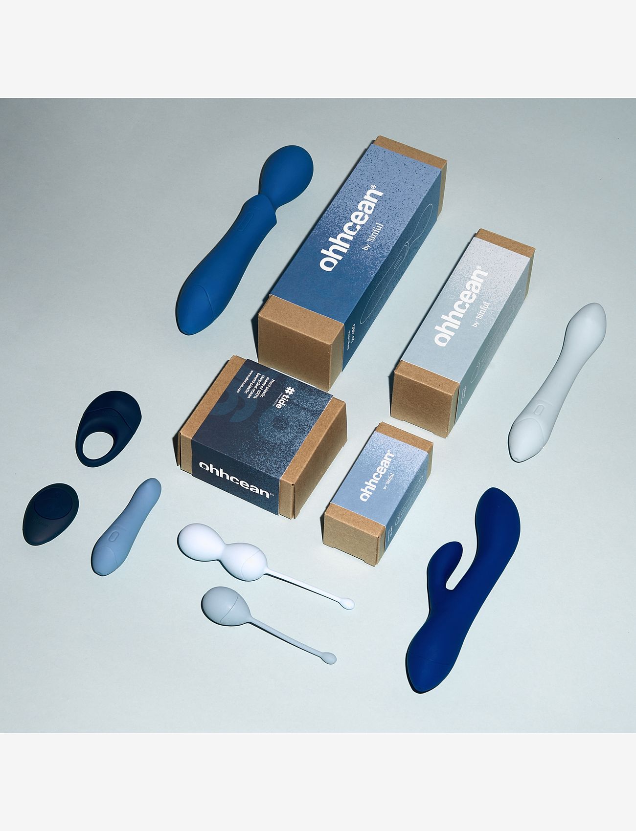 Ohhcean - ohhcean OBP-06 Vibrating Love Ring with Remote - sex & intimacy - blue - 5