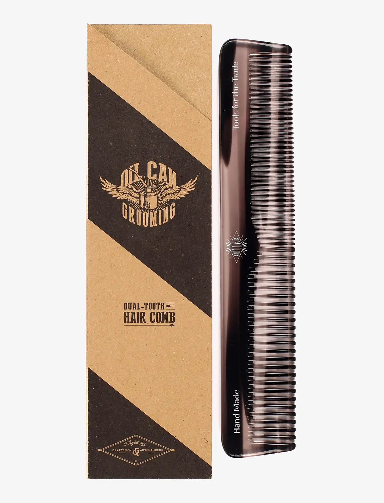 Oil Can Grooming - Dual Tooth Comb Colourway - kammid - brown - 1