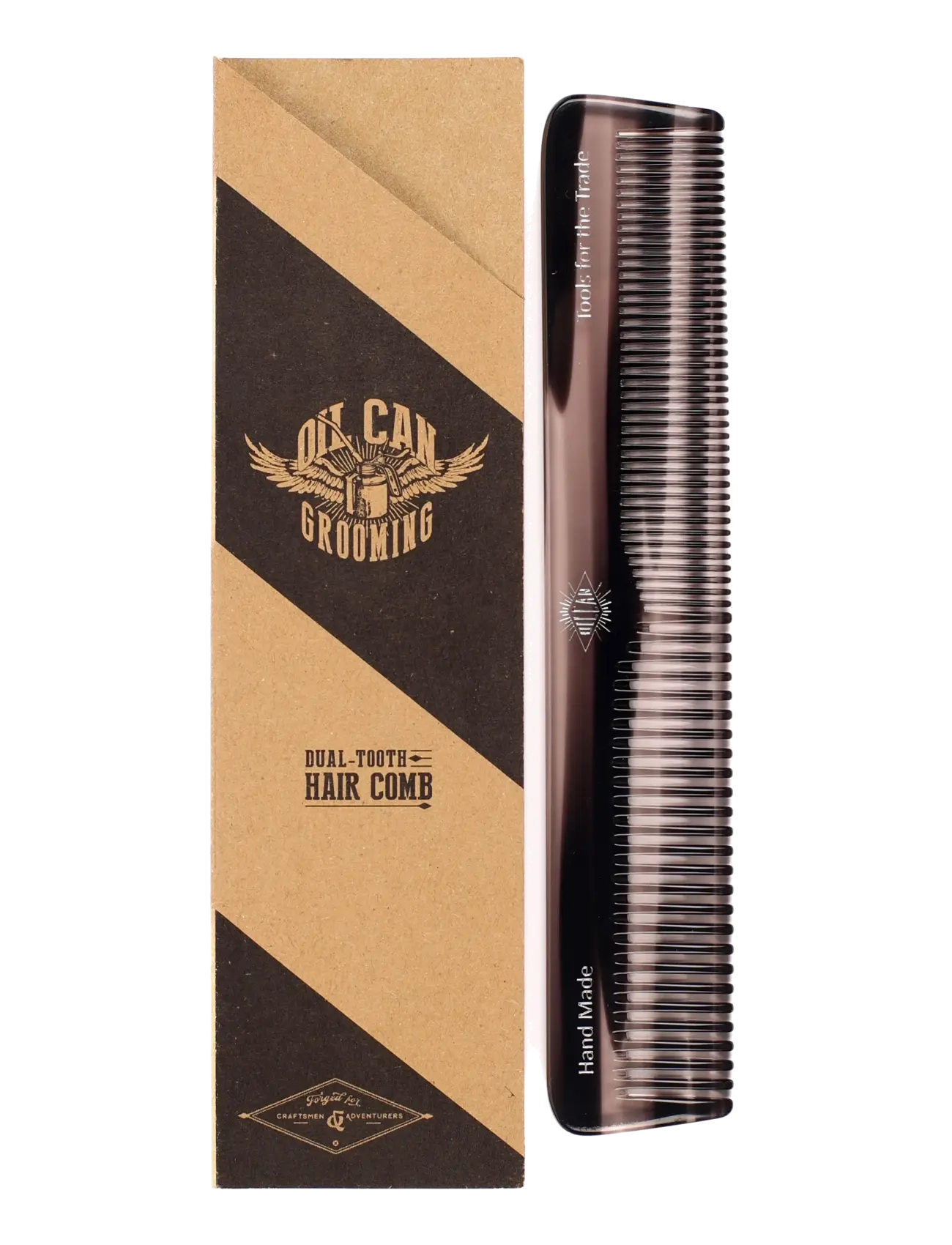 Oil Can Grooming - Dual Tooth Comb Colourway - kamme - brown - 1