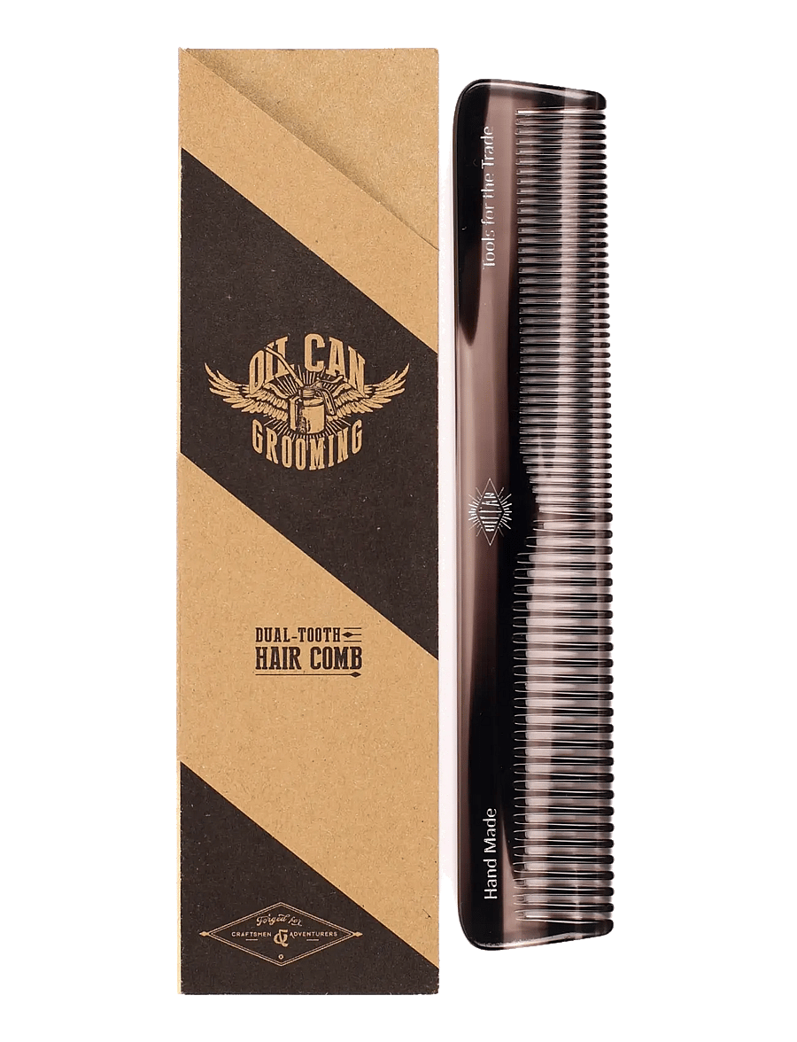 Oil Can Grooming - Dual Tooth Comb Colourway - kammid - brown - 1