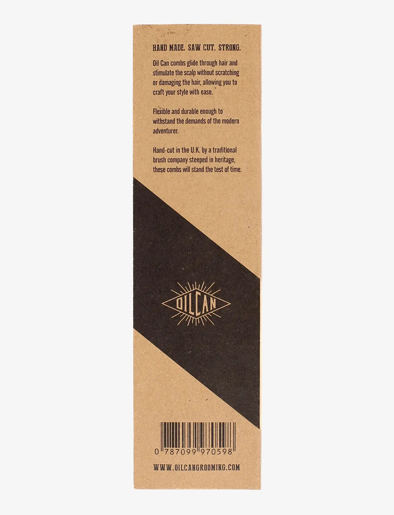 Oil Can Grooming - Dual Tooth Comb Colourway - kammid - brown - 3