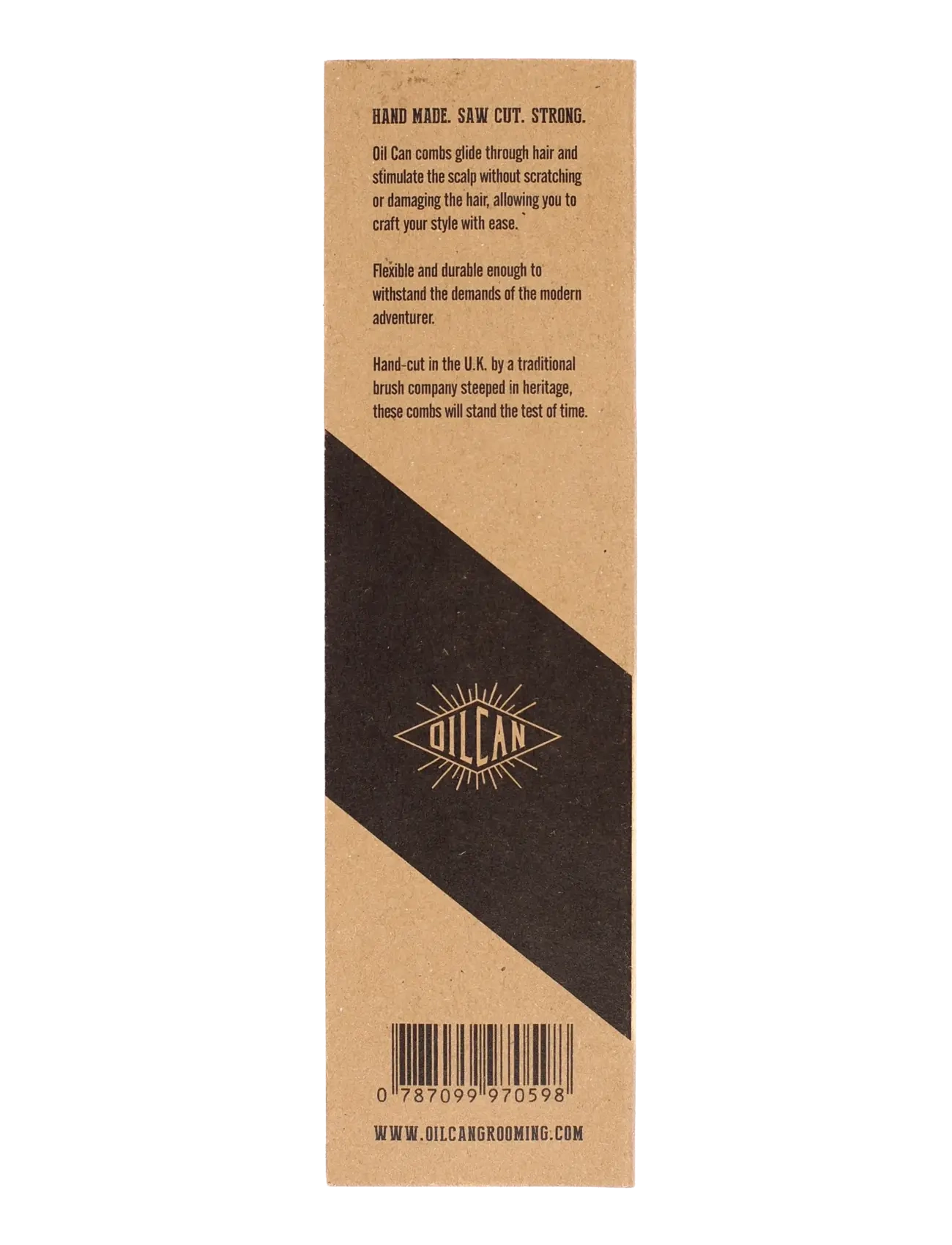 Oil Can Grooming - Dual Tooth Comb Colourway - kamme - brown - 3