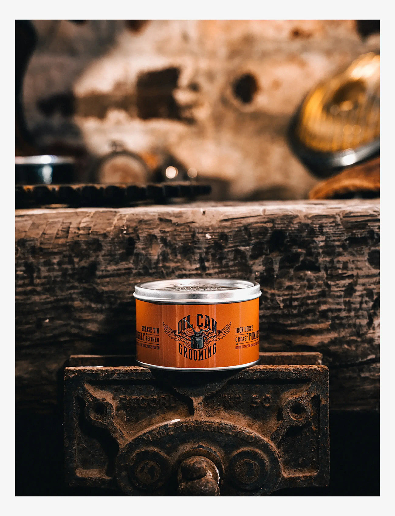 Oil Can Grooming - Grease Pomade - pomade - beige - 4