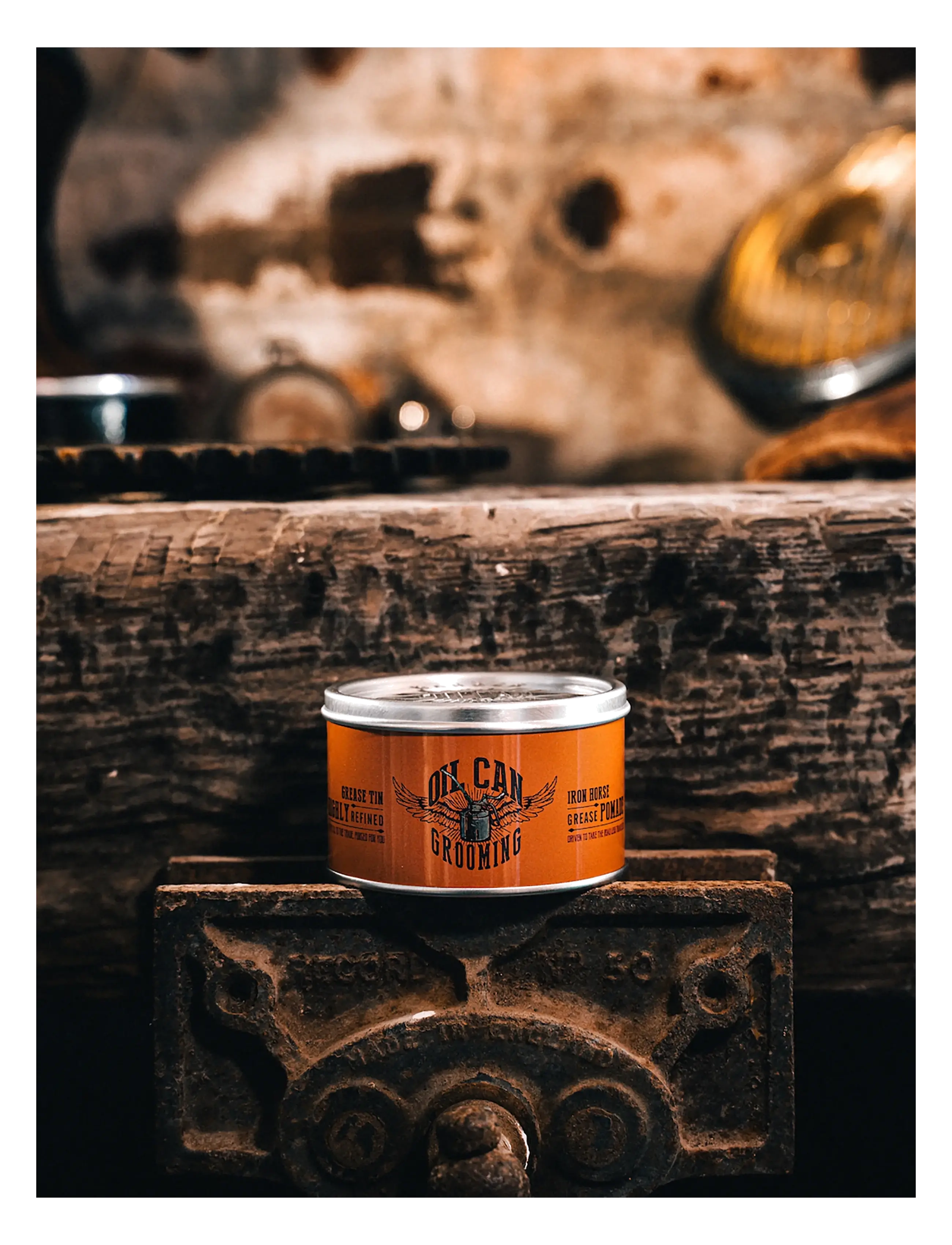 Oil Can Grooming - Grease Pomade - pomade - beige - 4
