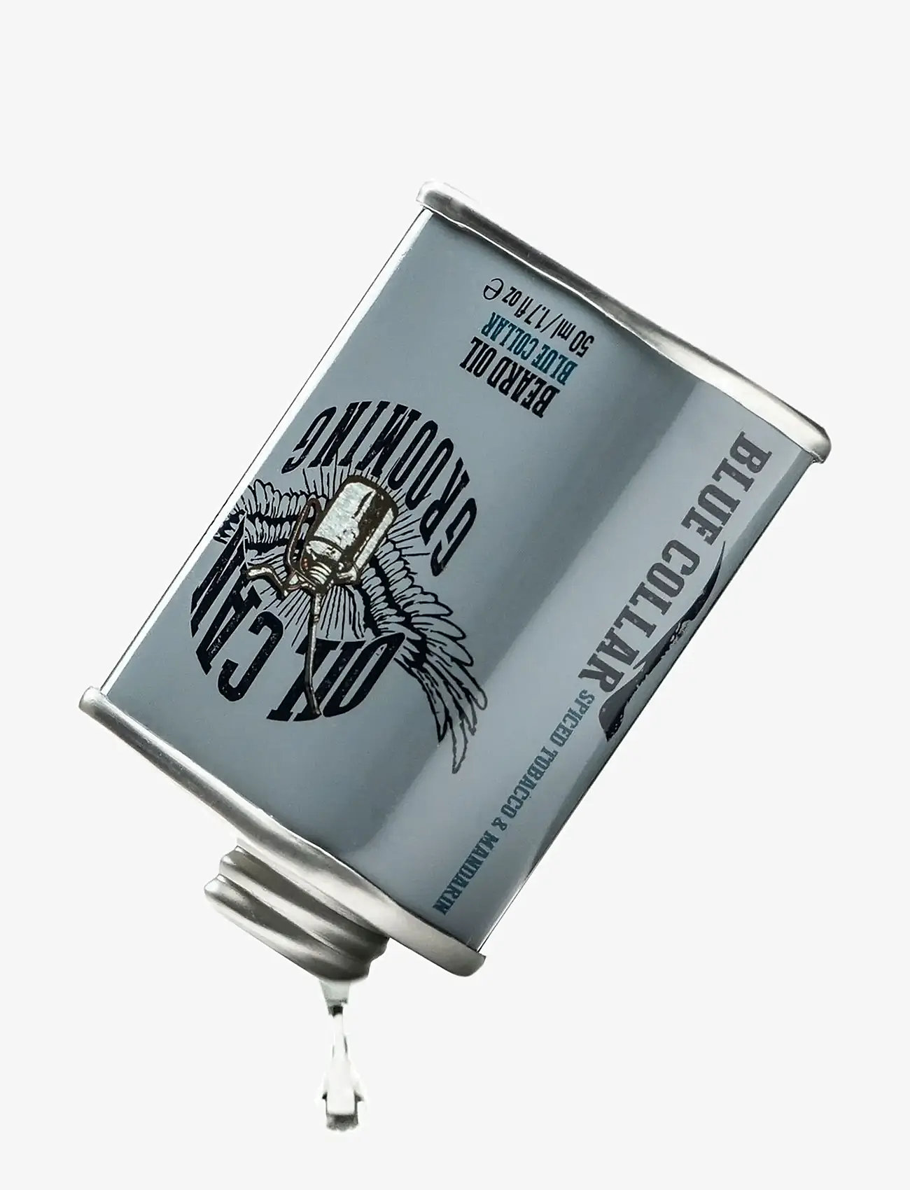 Oil Can Grooming - Blue Collar Beard Oil - skægolier - clear - 0