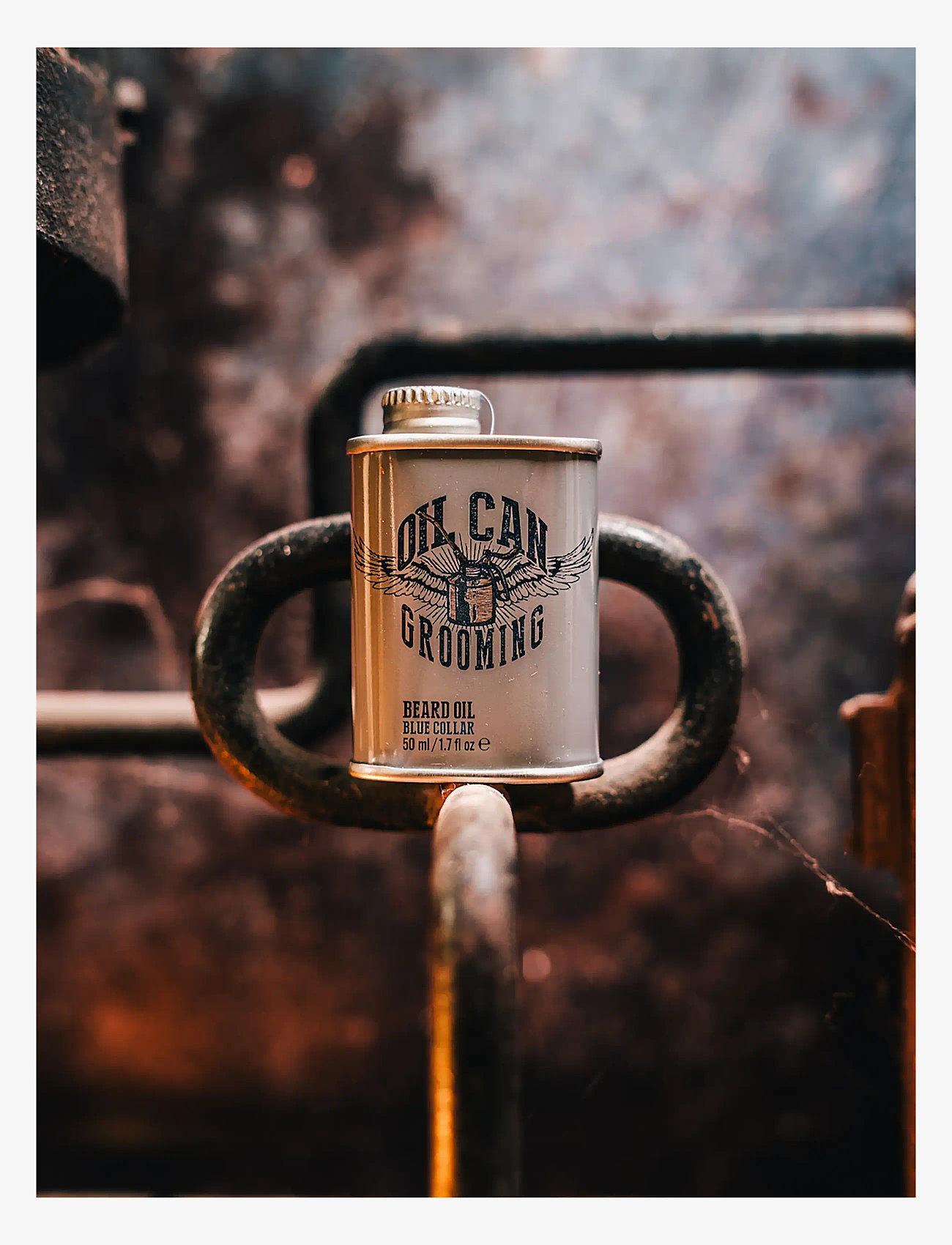 Oil Can Grooming - Blue Collar Beard Oil - skægolier - clear - 3