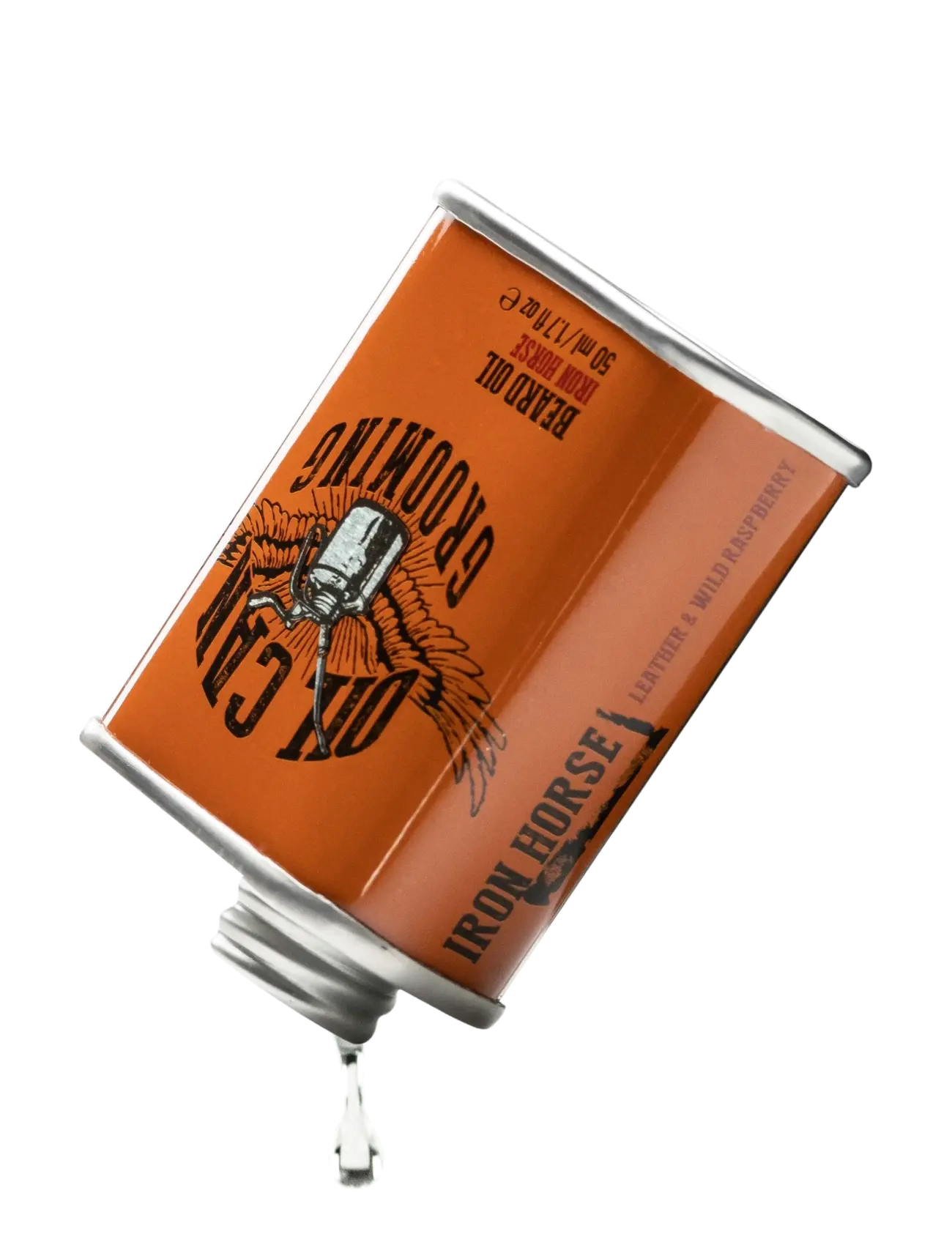 Oil Can Grooming Iron Horse Beard Oil - Skægprodukter - CLEAR / undefined