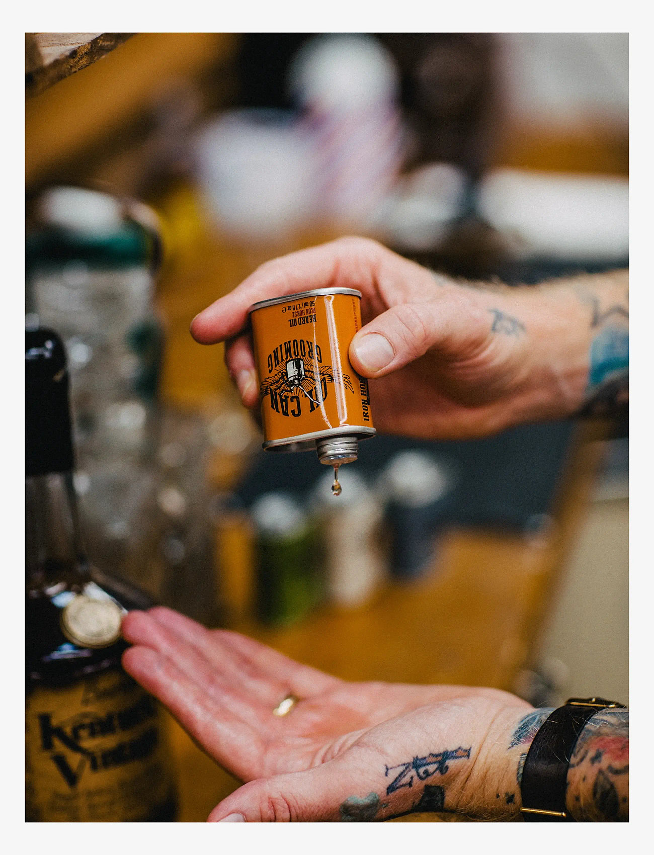 Oil Can Grooming - Iron Horse Beard Oil - habemeõli - clear - 4