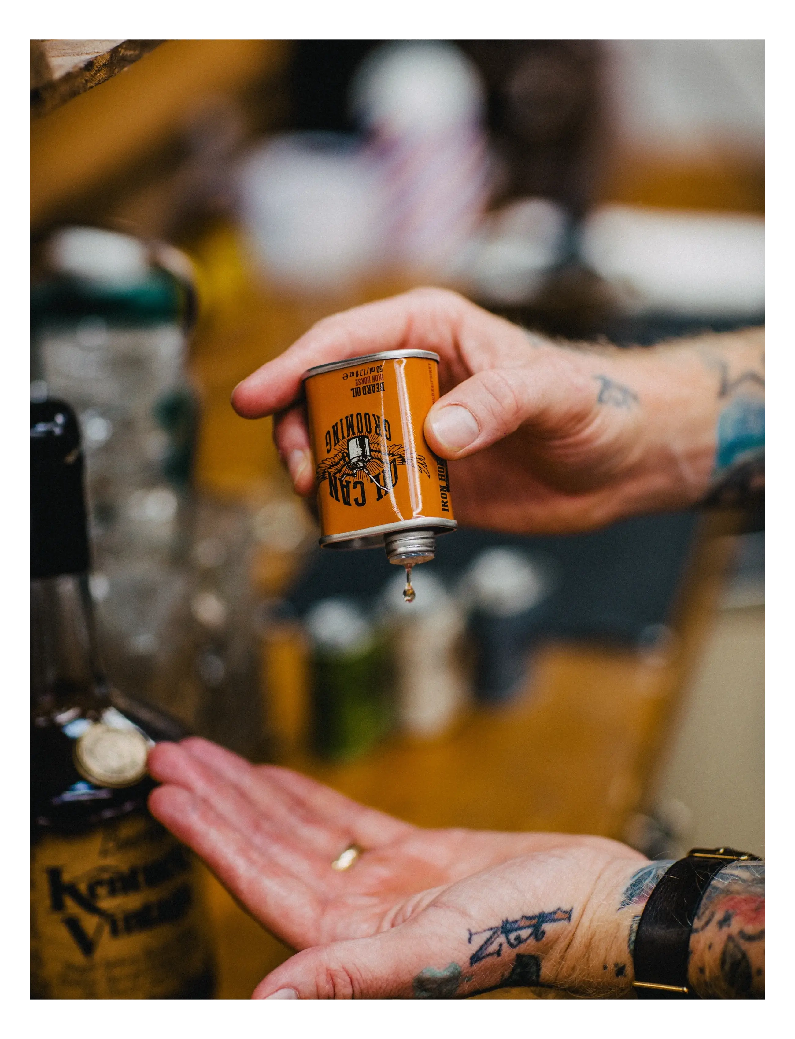 Oil Can Grooming - Iron Horse Beard Oil - habemeõli - clear - 4