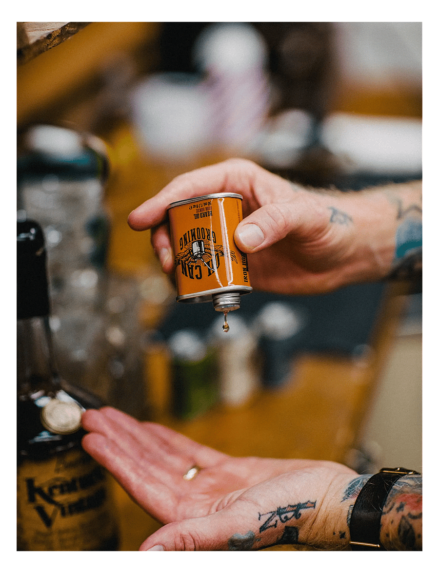 Oil Can Grooming - Iron Horse Beard Oil - habemeõli - clear - 4