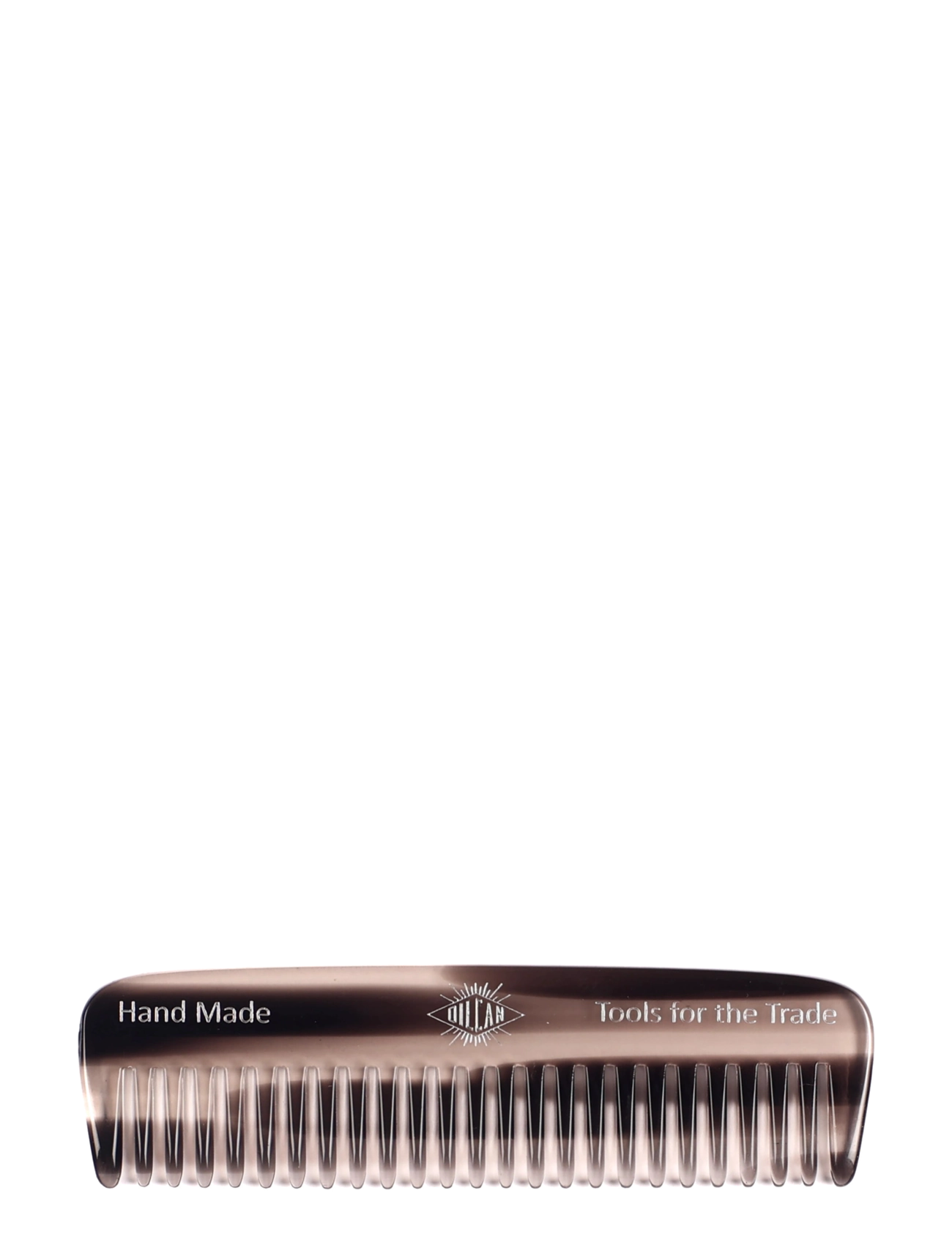 Oil Can Grooming Pocket Beard Comb Colourway - Habe ja vuntsid - BROWN / brown