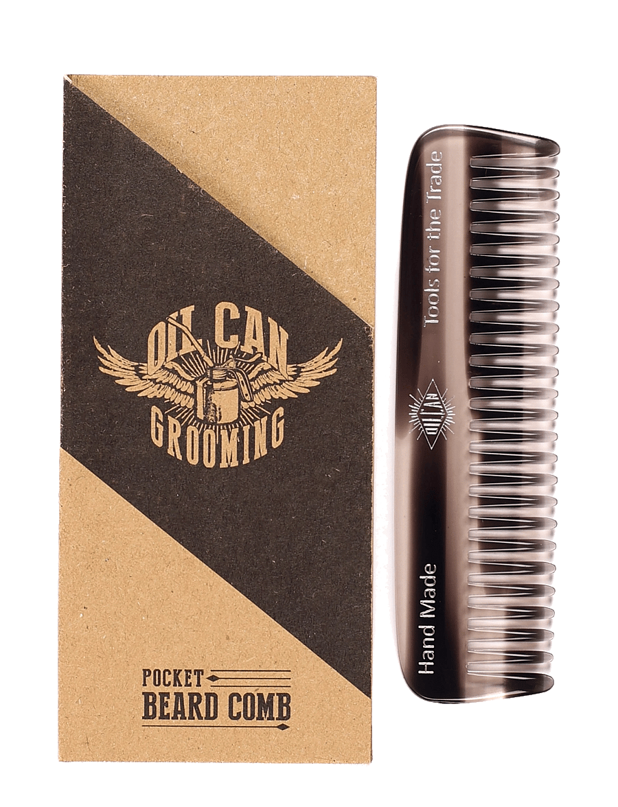 Oil Can Grooming - Pocket Beard Comb Colourway - brown - 1