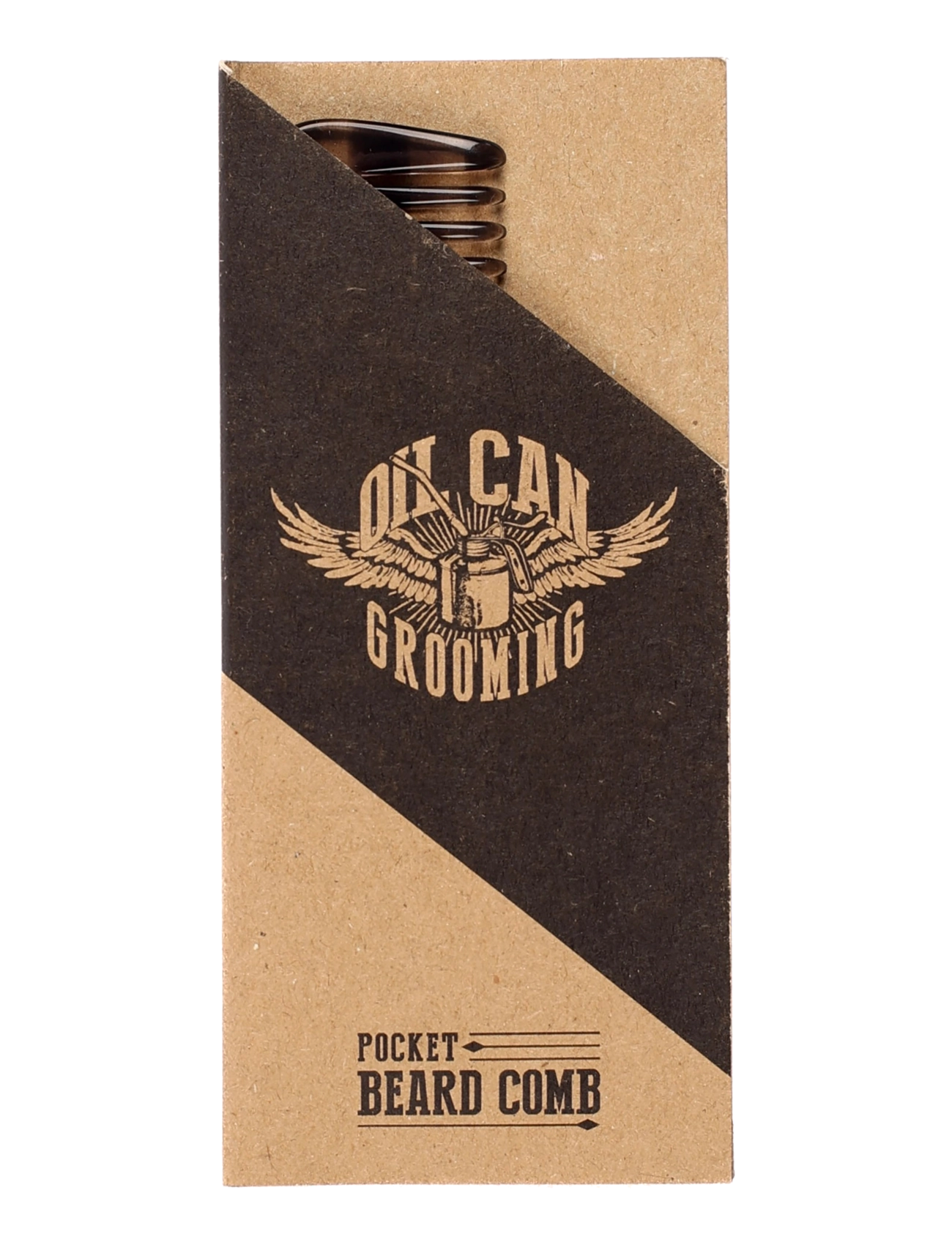 Oil Can Grooming - Pocket Beard Comb Colourway - brown - 3