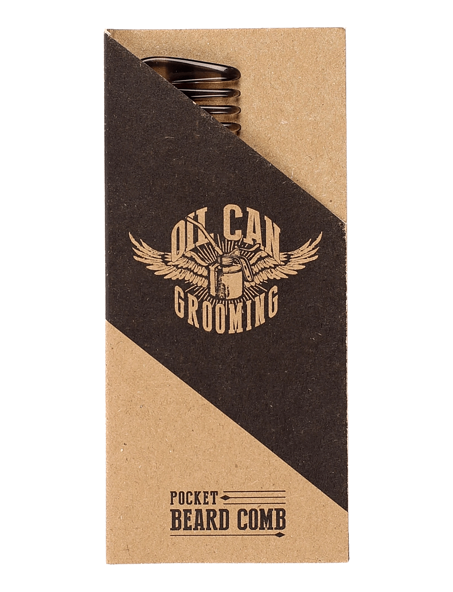 Oil Can Grooming - Pocket Beard Comb Colourway - brown - 3