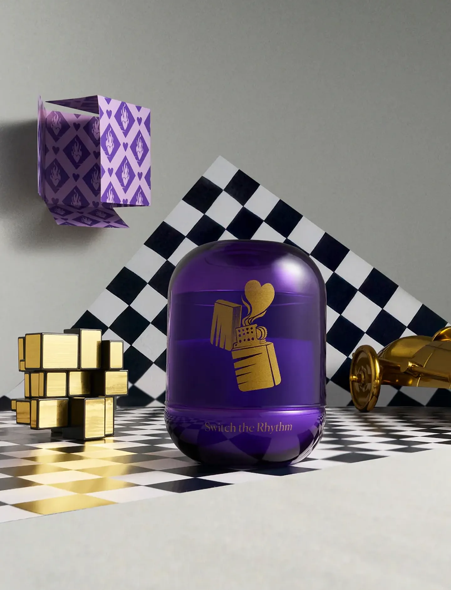 OJO - FLIRTTY JOE - above 500kr - purple – gold - 3