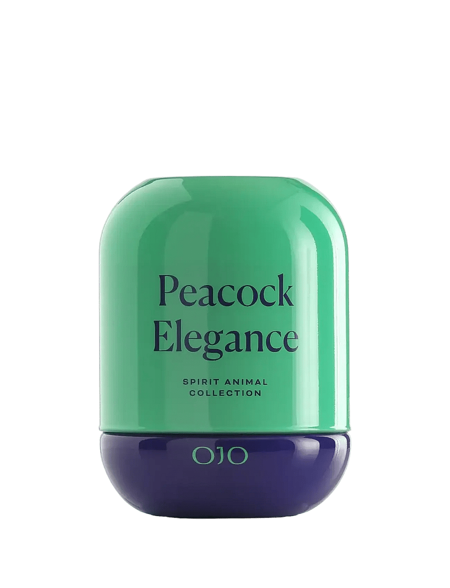 OJO - PEACOCK ELEGANCE - above 500kr - green – purple - 1