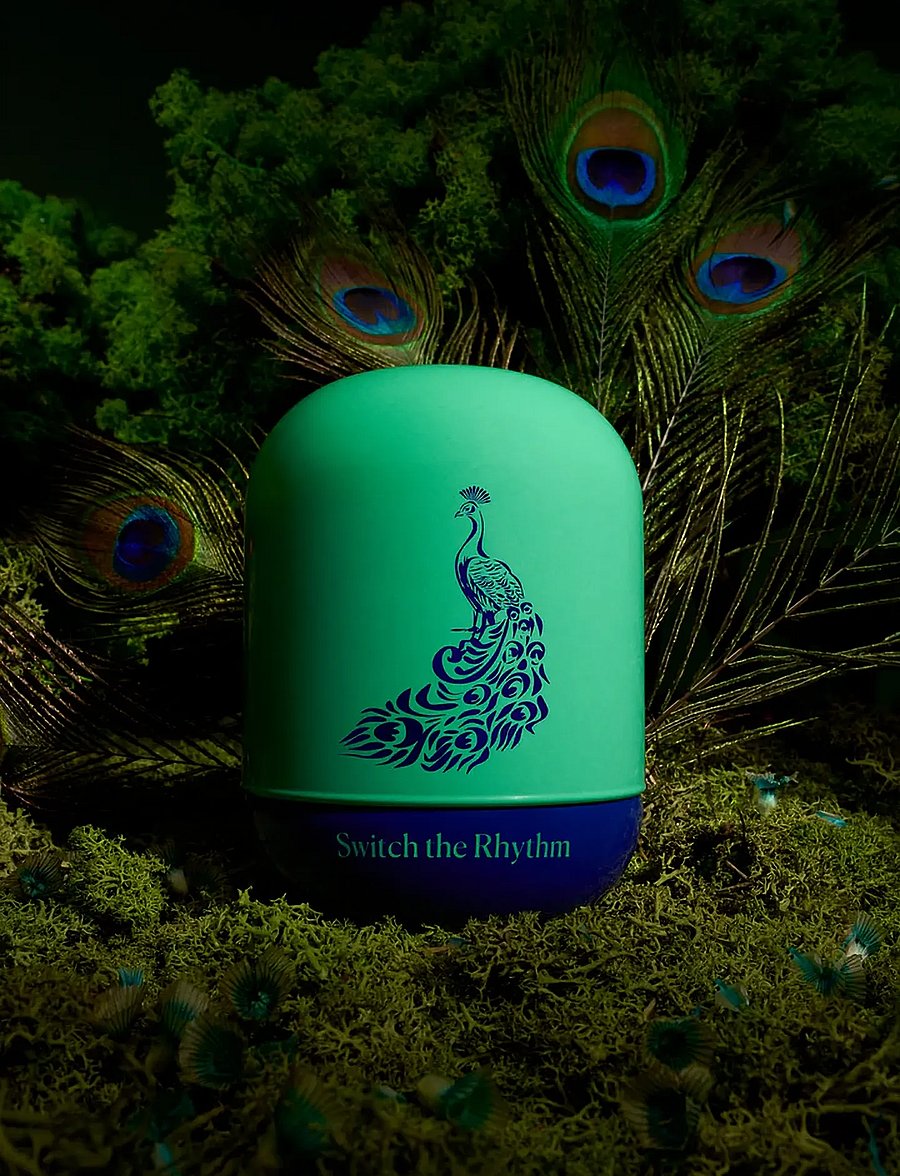 OJO - PEACOCK ELEGANCE - above 500kr - green – purple - 0