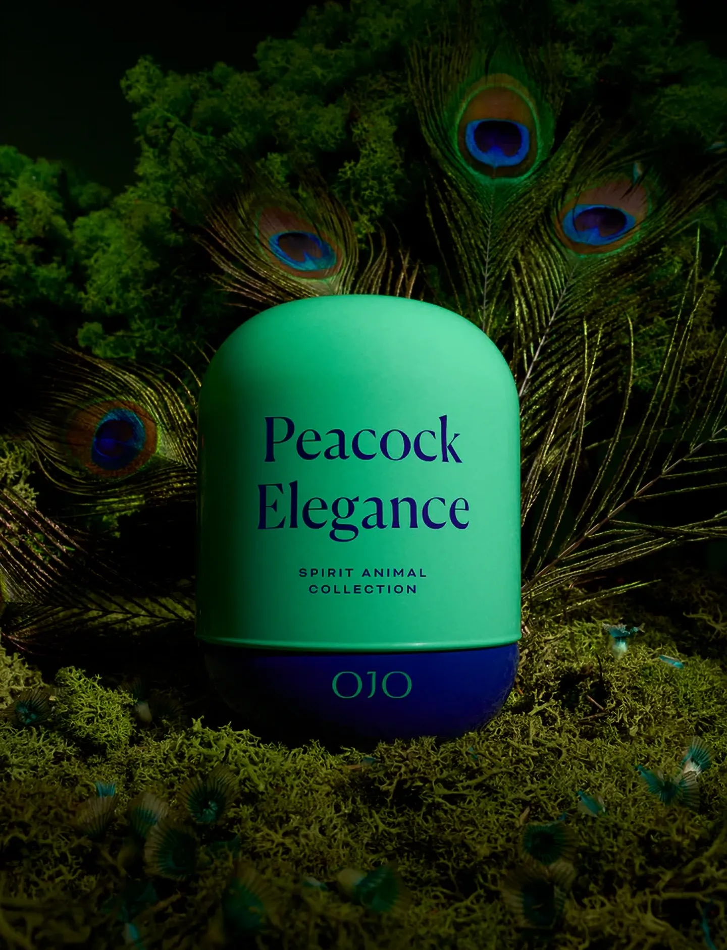 OJO - PEACOCK ELEGANCE - above 500kr - green – purple - 3
