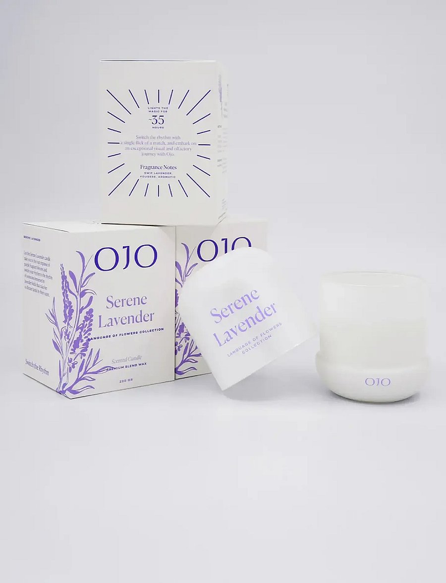 OJO - SERENE LAVENDER - above 500kr - white – light purple - 5