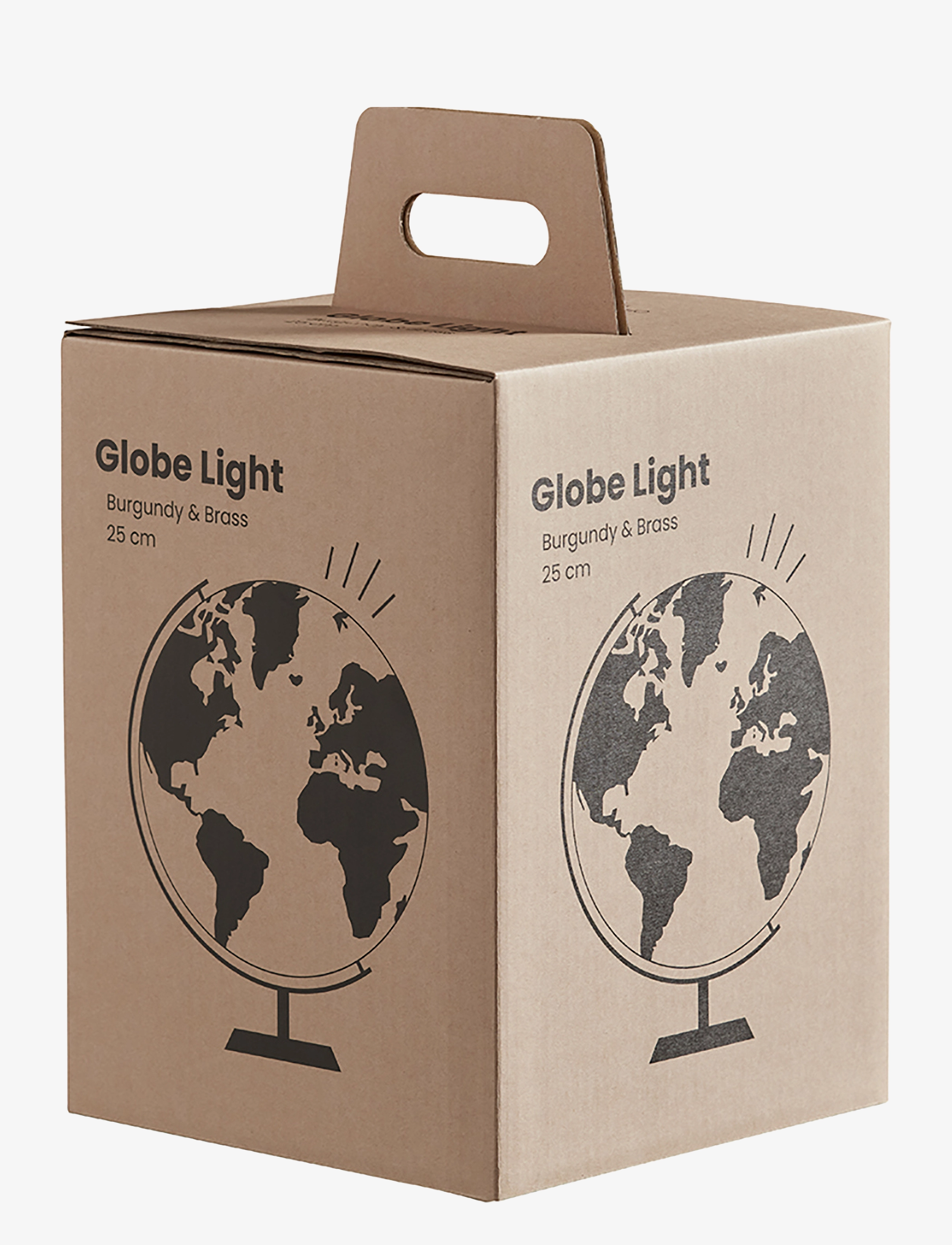 O&L - Globe Light Red 25 cm - bordslampor - red - 3