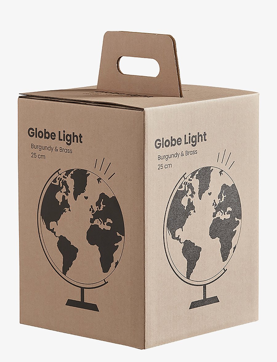 O&L - Globe Light Red 25 cm - schreibtisch- & tischlampen - red - 2